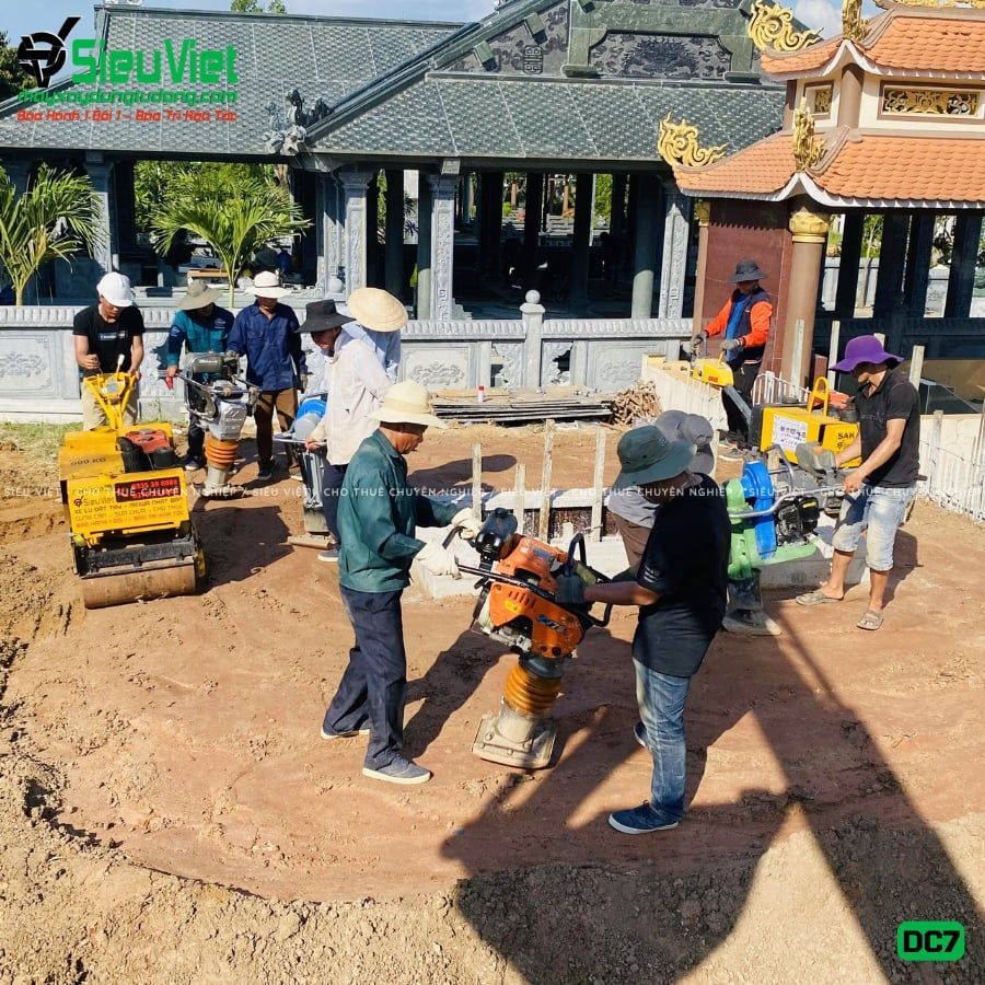 Thuê Tháng Máy đầm cóc DC7 70-80kg (Xăng)