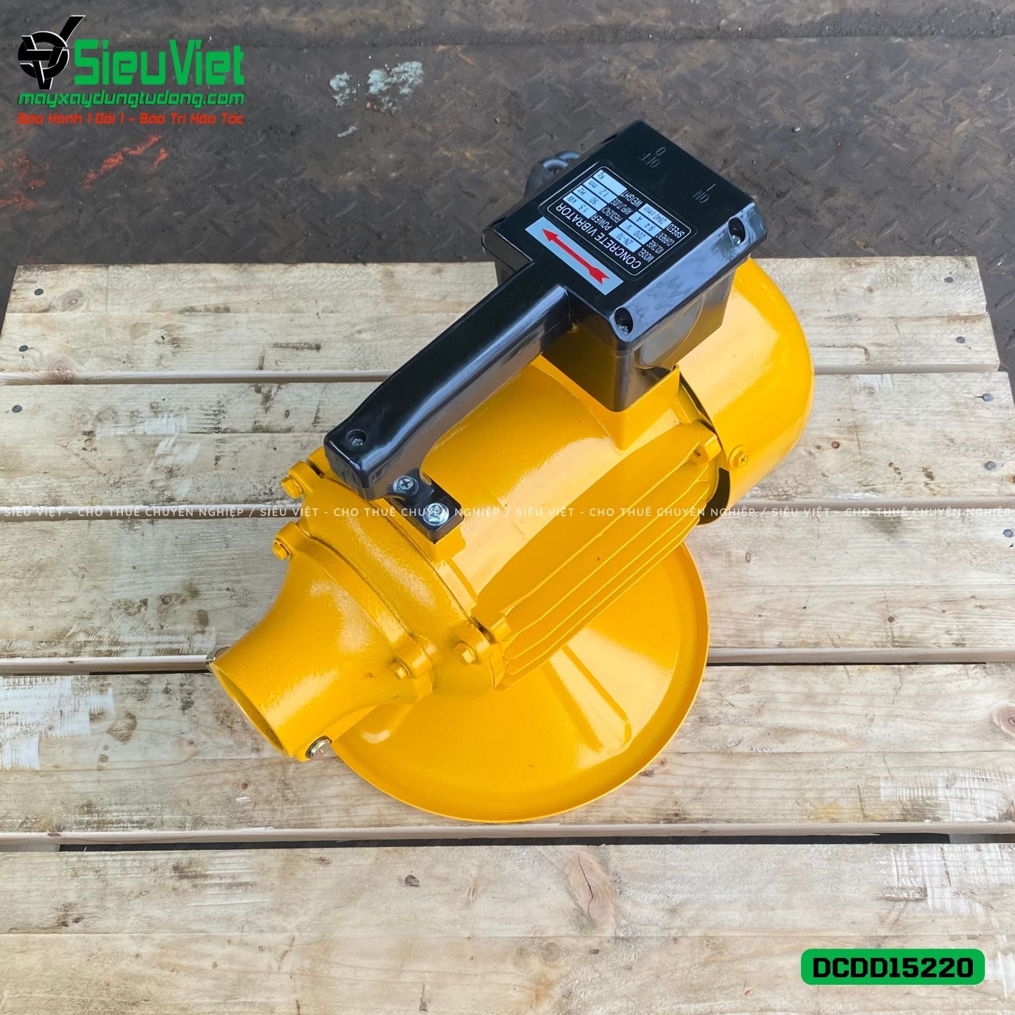 Động cơ đầm dùi điện DCDD15220 - 1.5kw, Điện 220v, Dân dụng