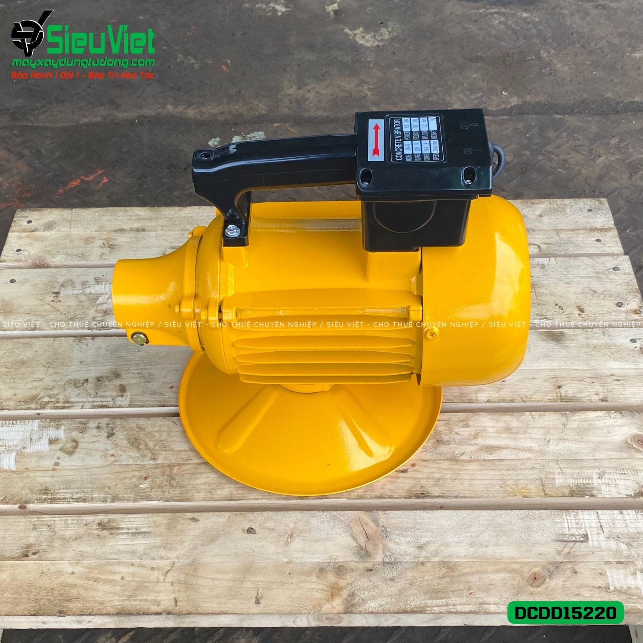 Động cơ đầm dùi điện DCDD15220 - 1.5kw, Điện 220v, Dân dụng