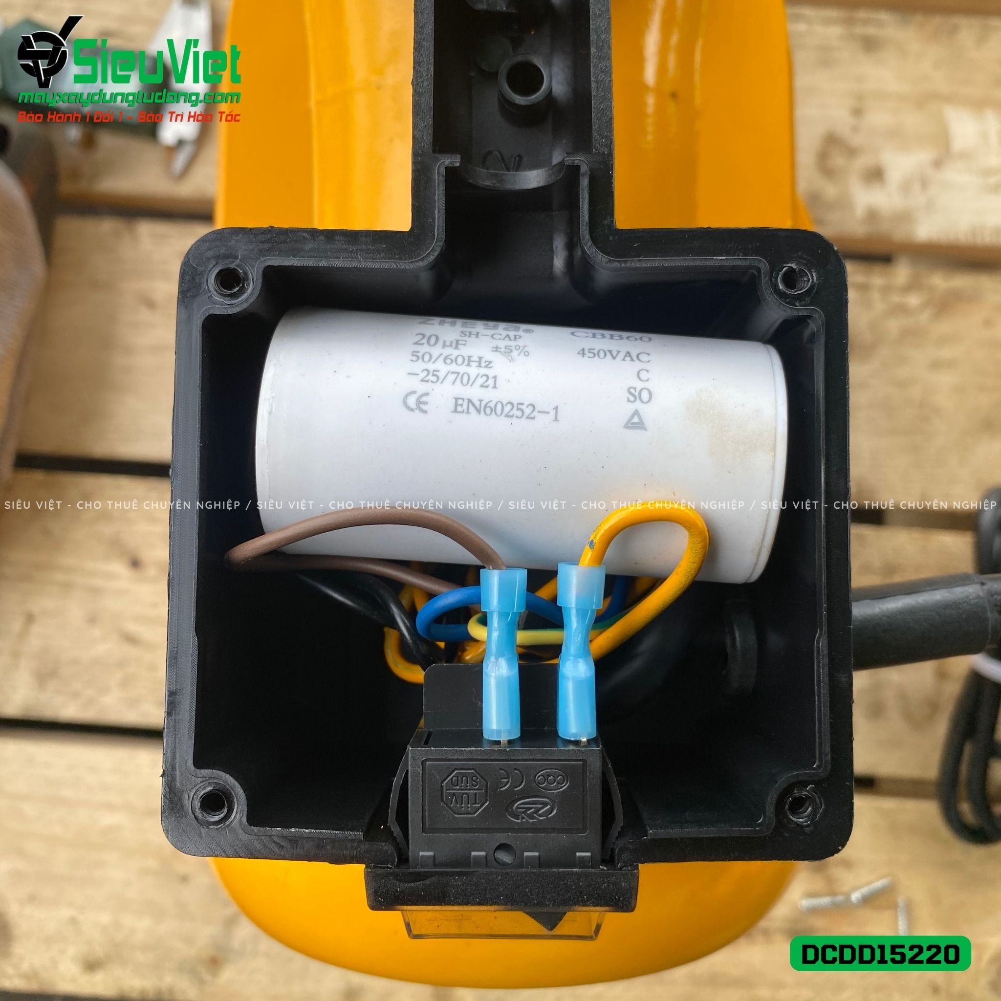 Động cơ đầm dùi điện DCDD15220 - 1.5kw, Điện 220v, Dân dụng