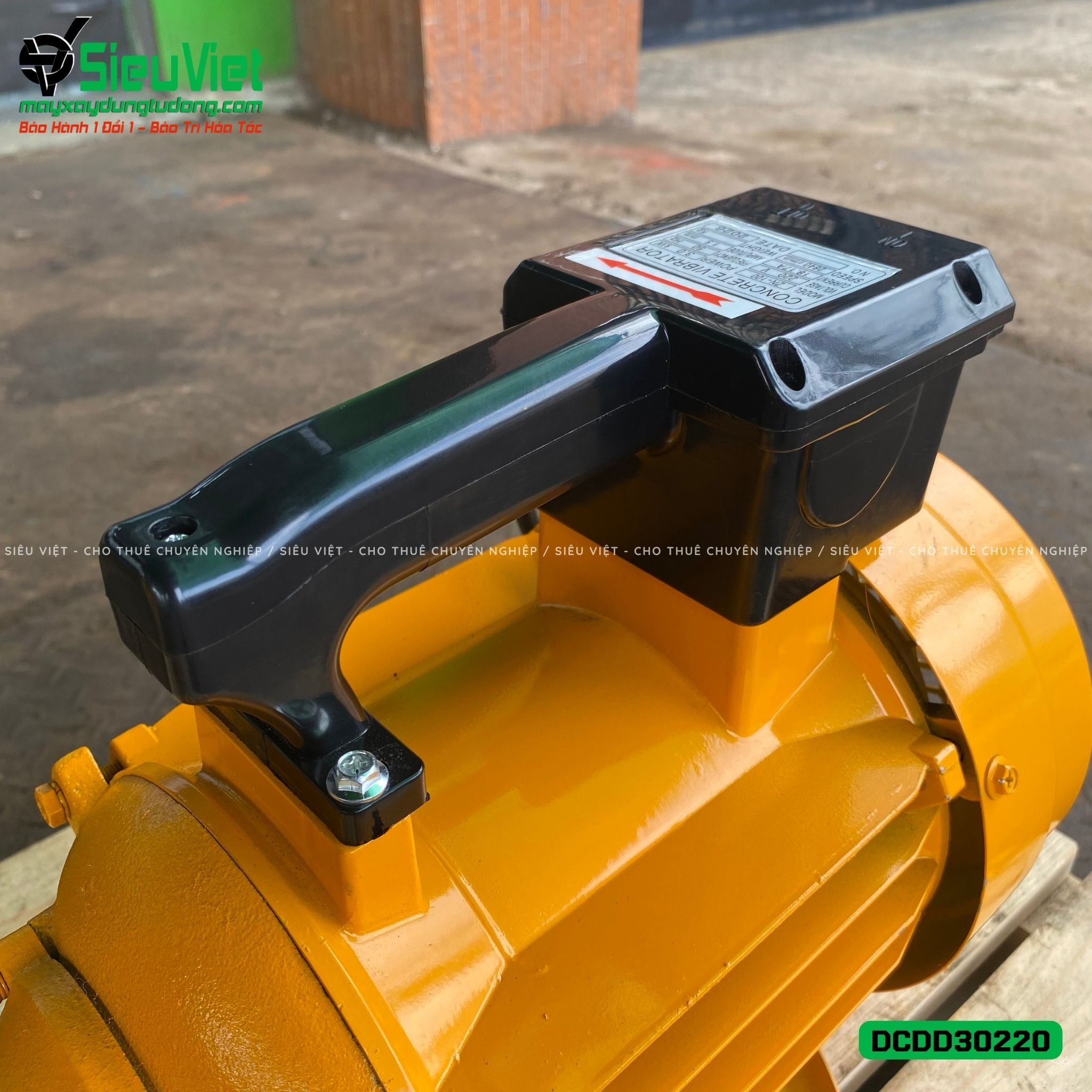 Động cơ đầm dùi điện DCDD30220 - 3.0kw, Điện 220v, Dân dụng
