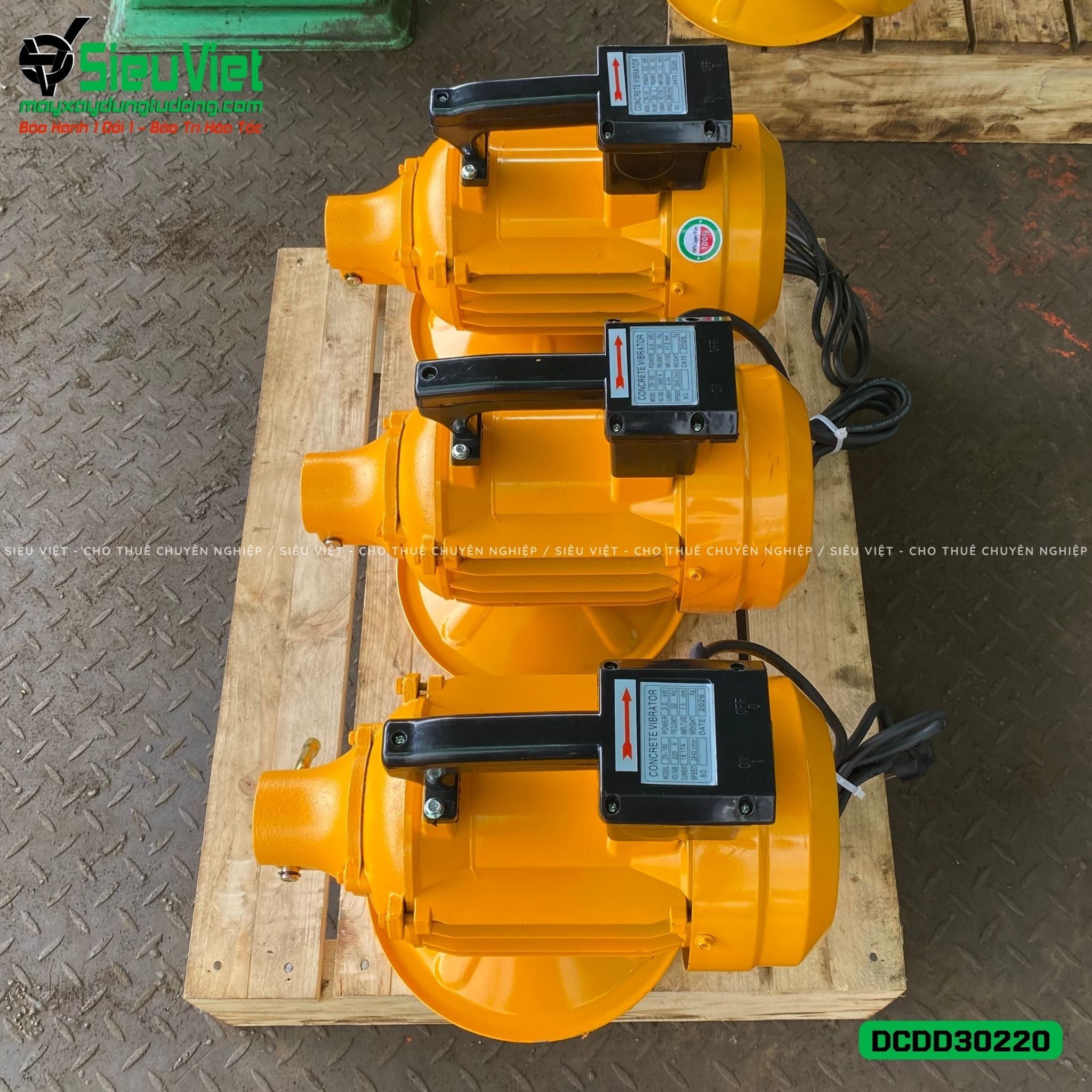 Động cơ đầm dùi điện DCDD30220 - 3.0kw, Điện 220v, Dân dụng