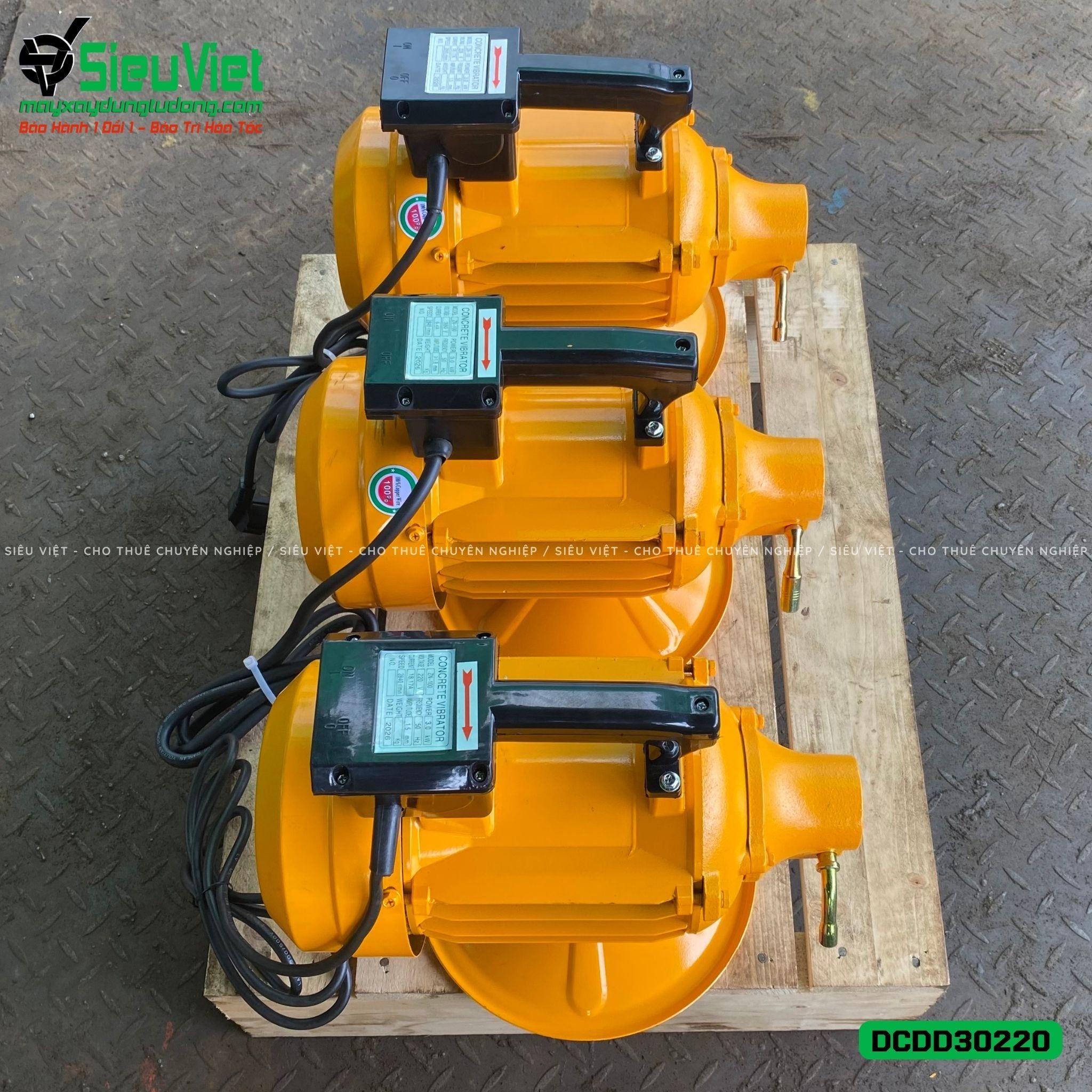 Động cơ đầm dùi điện DCDD30220 - 3.0kw, Điện 220v, Dân dụng