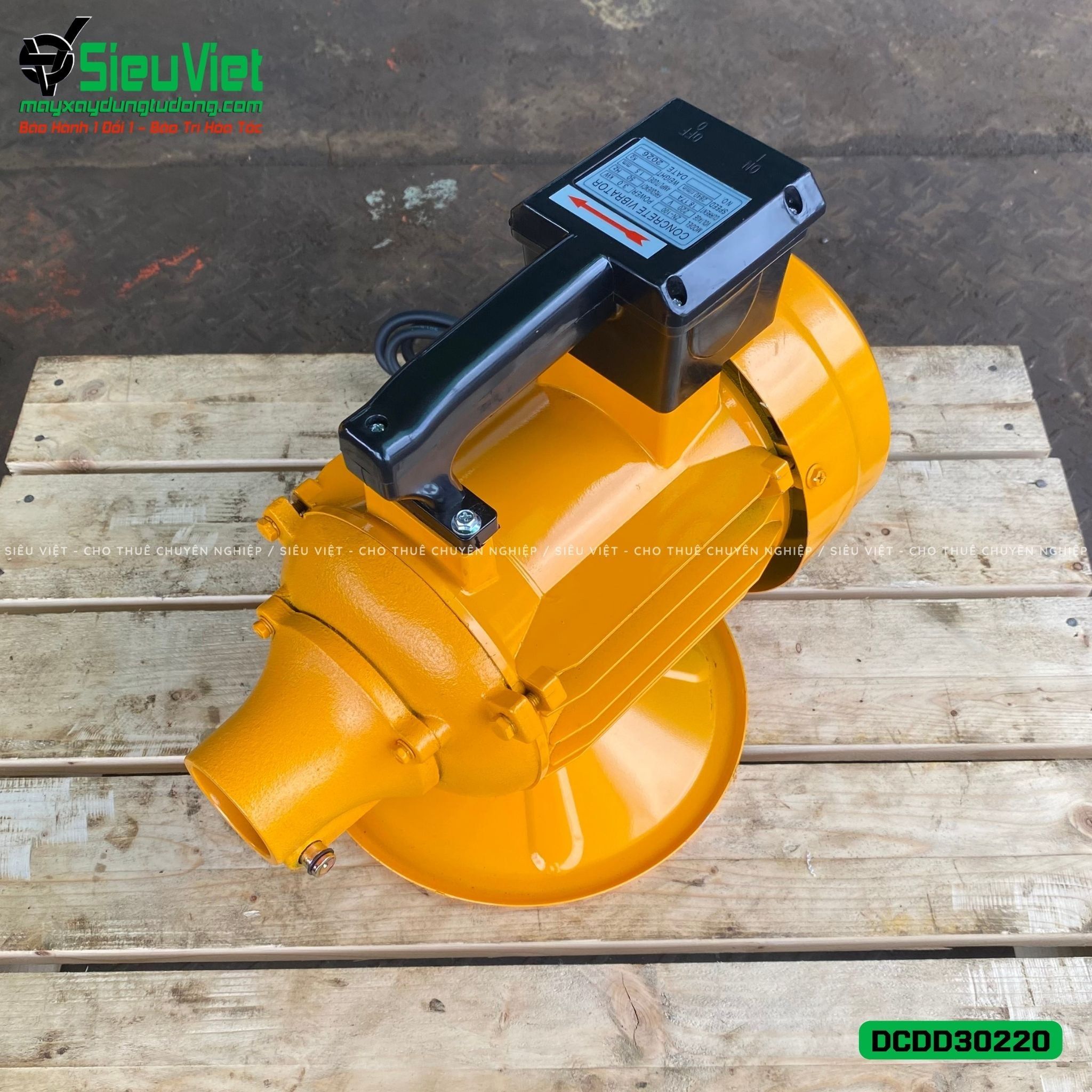 Động cơ đầm dùi điện DCDD30220 - 3.0kw, Điện 220v, Dân dụng