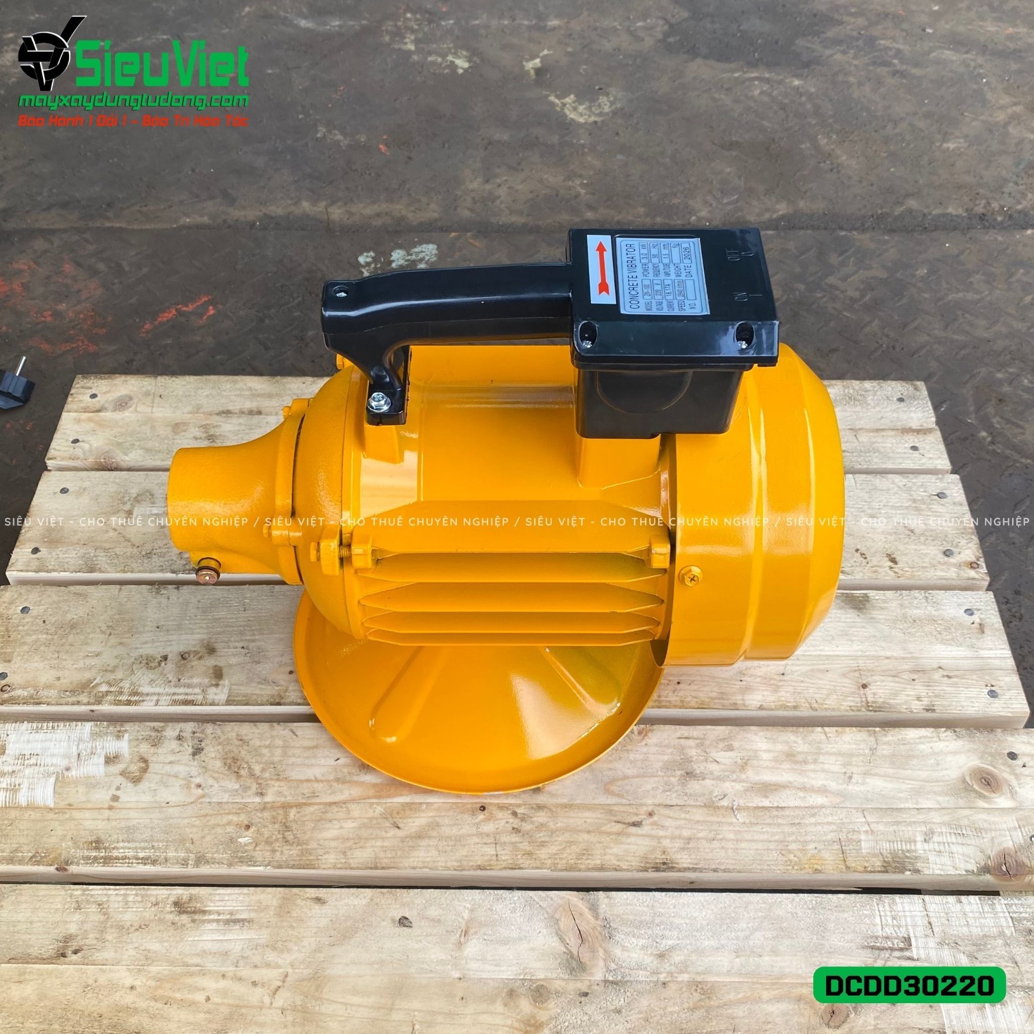 Động cơ đầm dùi điện DCDD30220 - 3.0kw, Điện 220v, Dân dụng