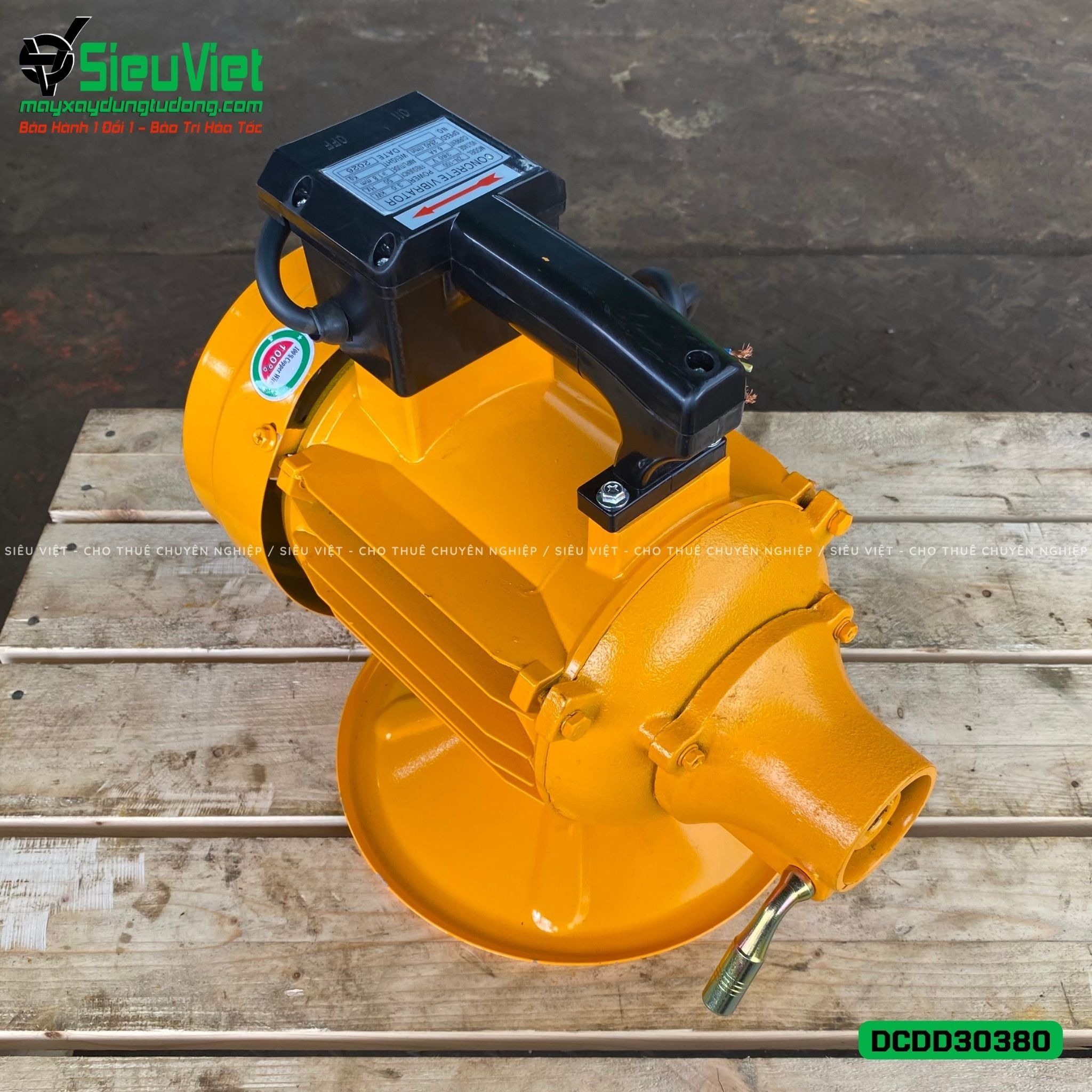 Động cơ đầm dùi điện DCDD30380 - 3.0kw, Điện 380v, 3 Pha