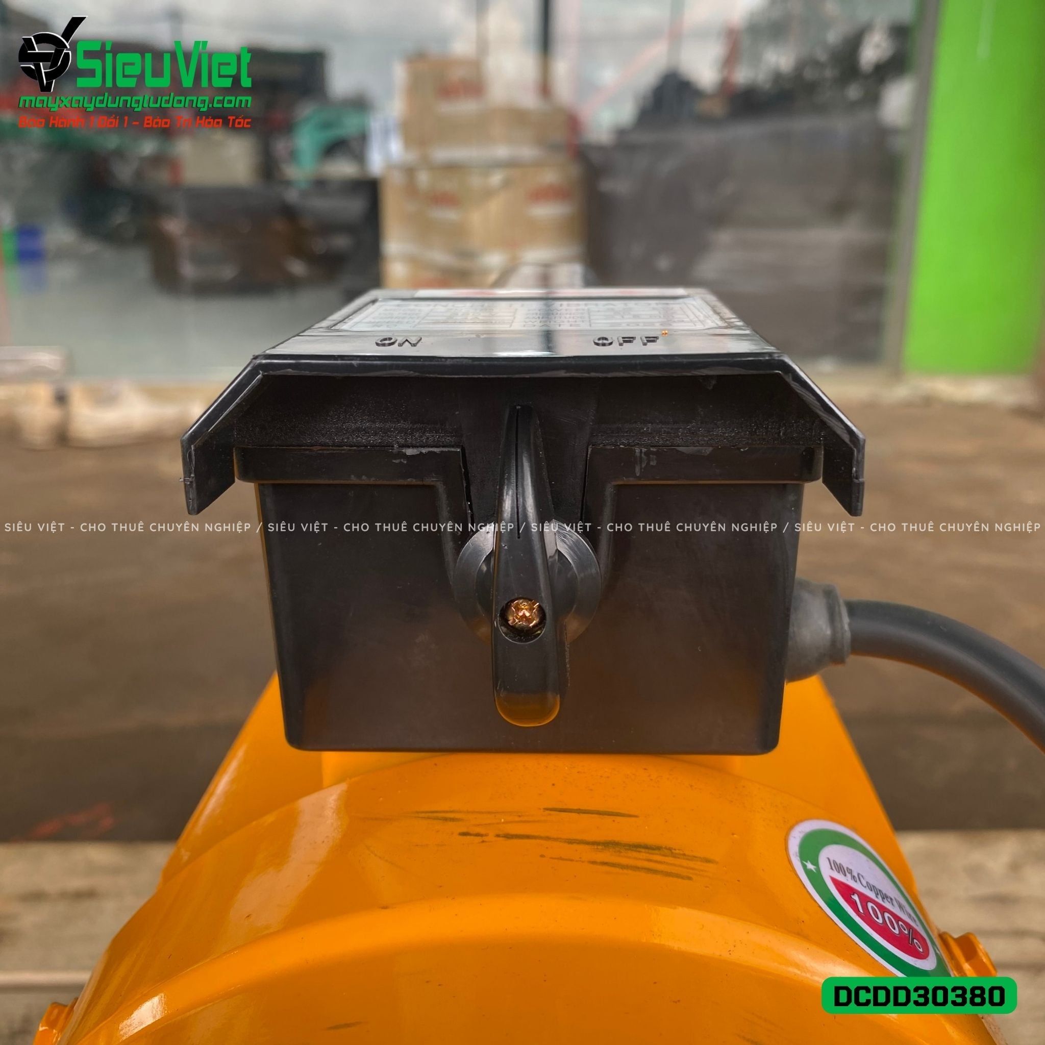 Động cơ đầm dùi điện DCDD30380 - 3.0kw, Điện 380v, 3 Pha