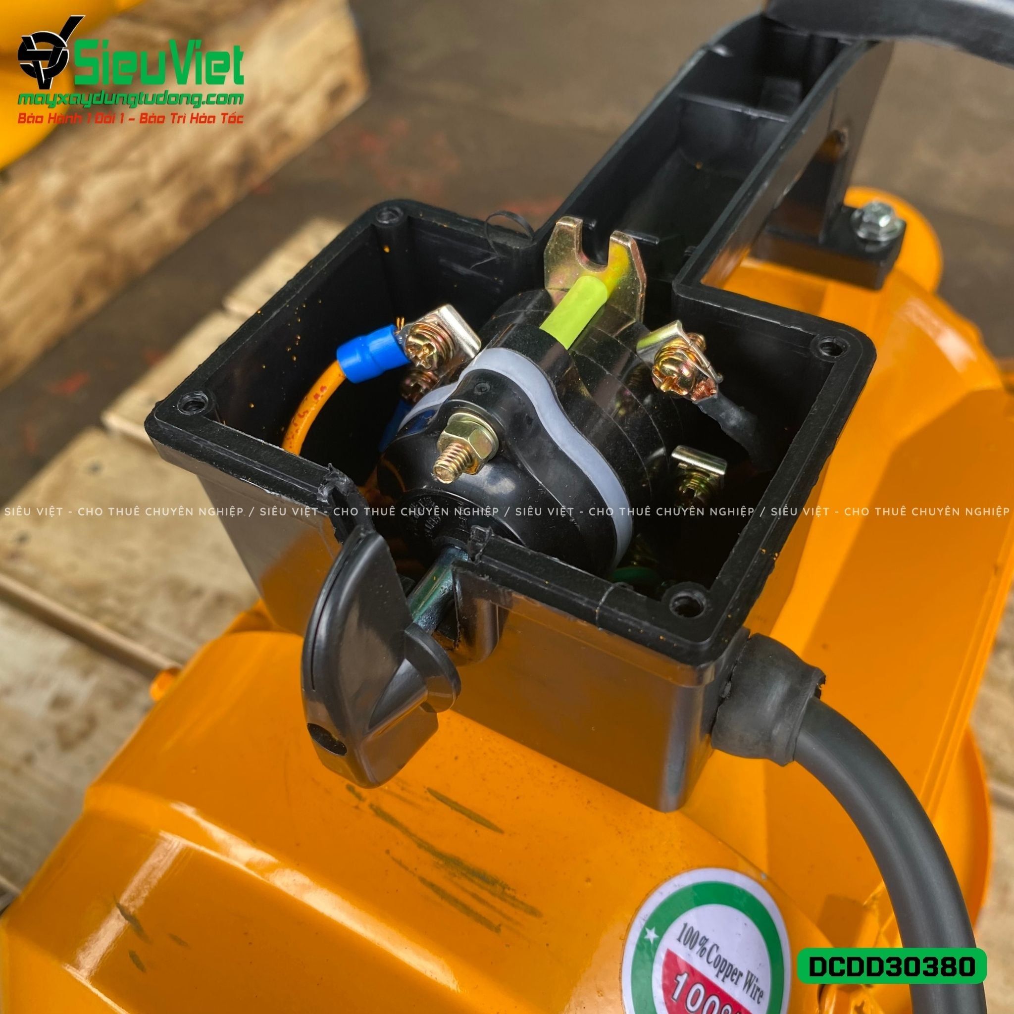 Động cơ đầm dùi điện DCDD30380 - 3.0kw, Điện 380v, 3 Pha