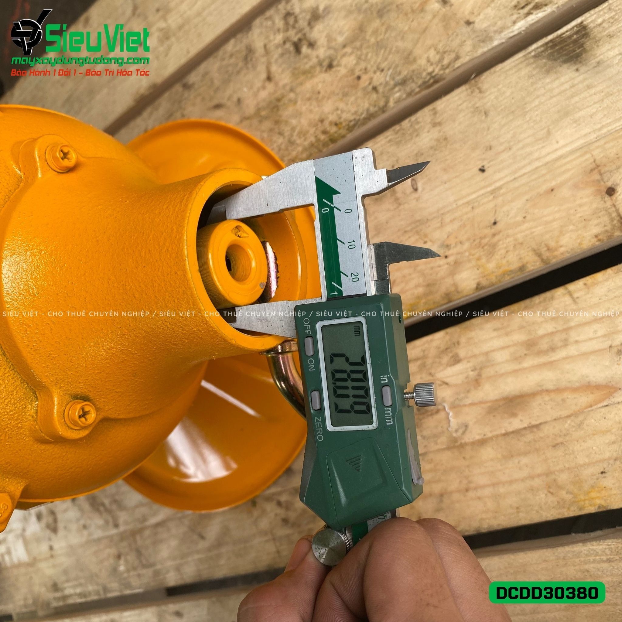 Động cơ đầm dùi điện DCDD30380 - 3.0kw, Điện 380v, 3 Pha