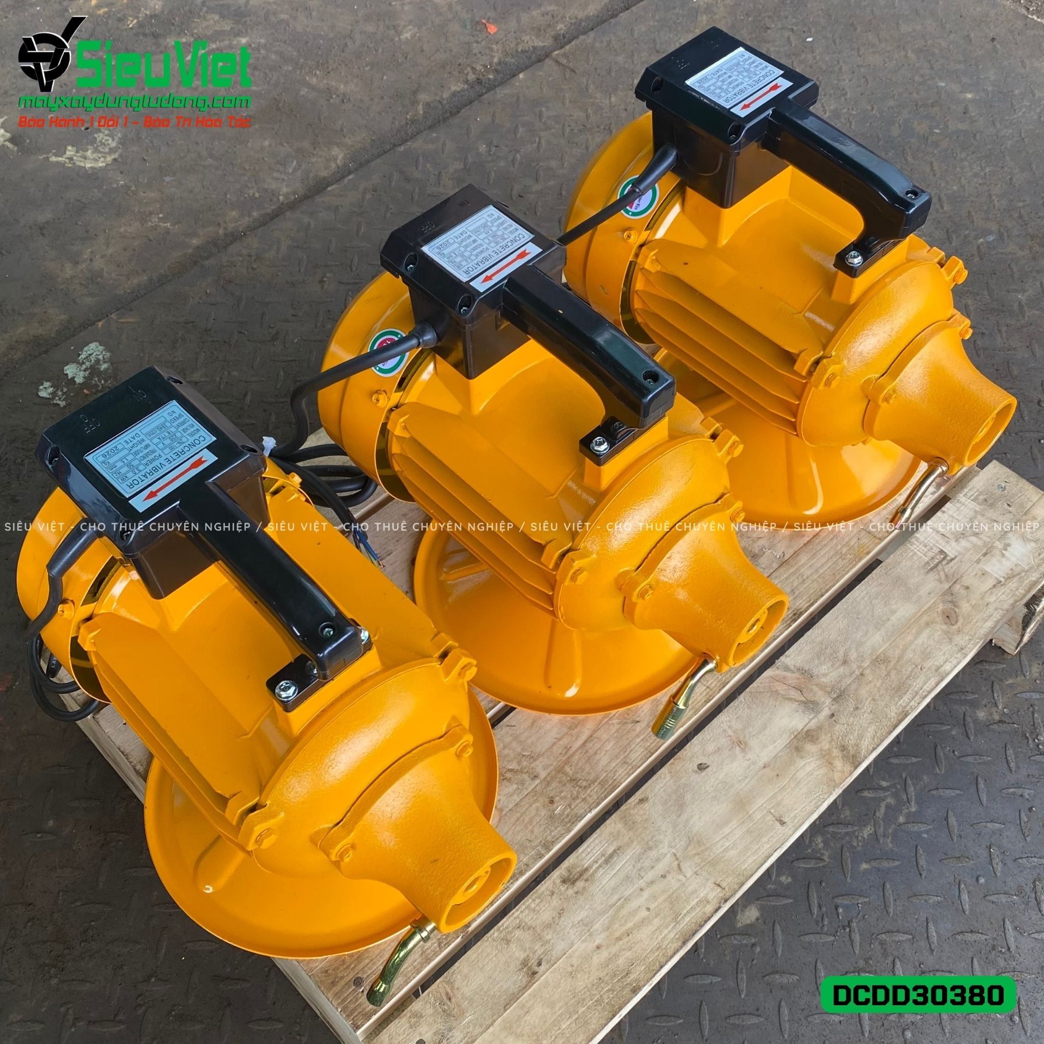 Động cơ đầm dùi điện DCDD30380 - 3.0kw, Điện 380v, 3 Pha