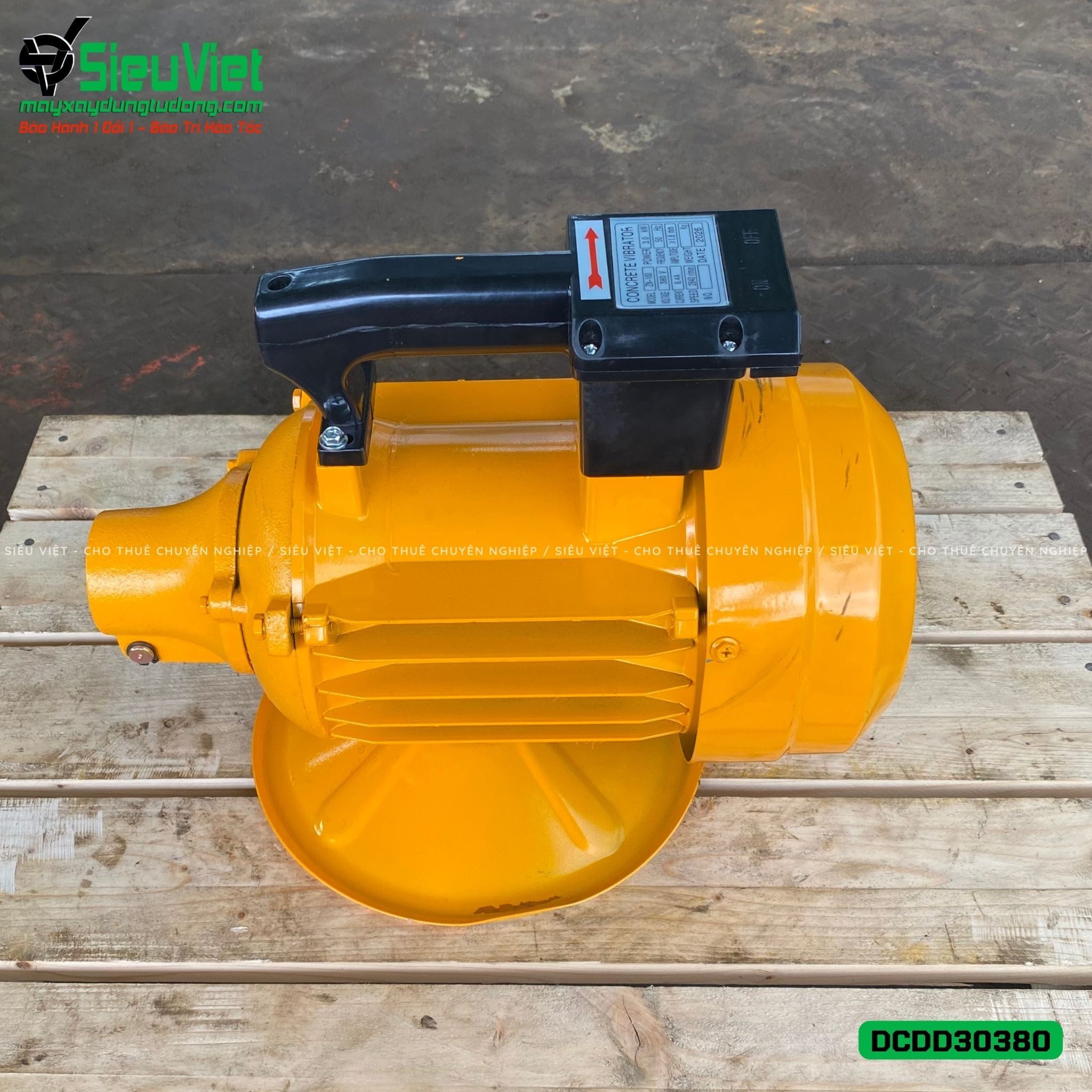 Động cơ đầm dùi điện DCDD30380 - 3.0kw, Điện 380v, 3 Pha