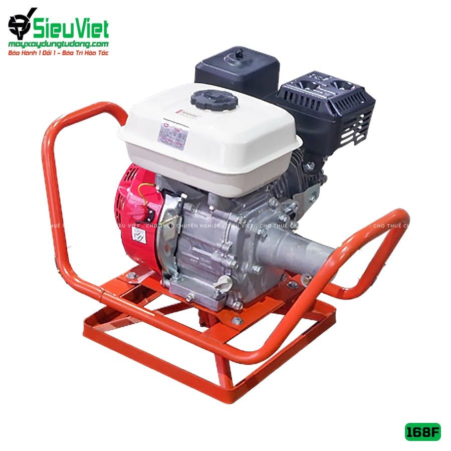 Động cơ đầm dùi xăng (Kèm khung xoay) 168F