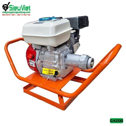 Động cơ đầm dùi xăng (Kèm khung xoay) GX200