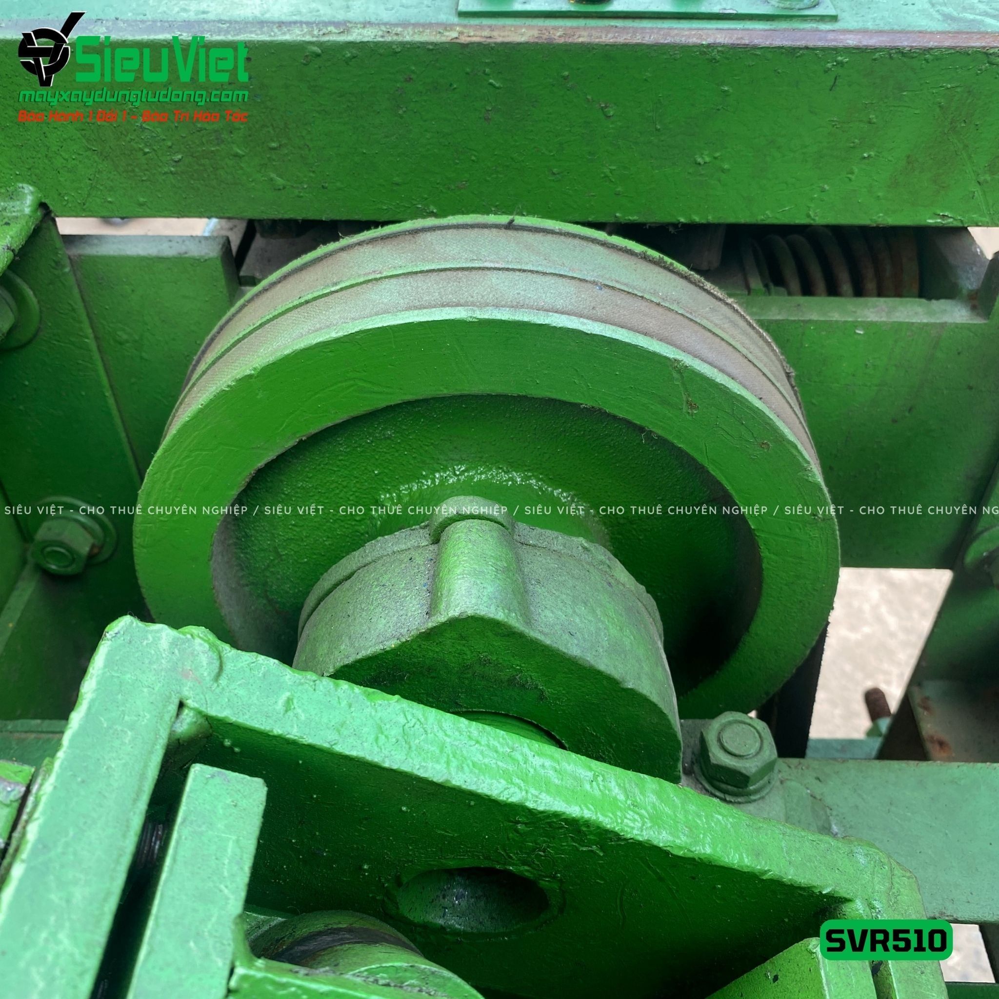 Máy duỗi sắt phế liệu phi 6-10 SVR510 (Điện 380v, 3 Pha)