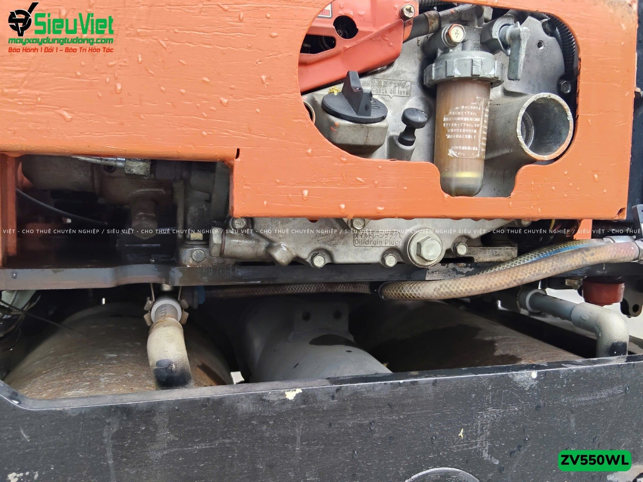 Xe lu rung dắt tay 600Kg Hitachi ZV550WL Nhật Bản (10308)