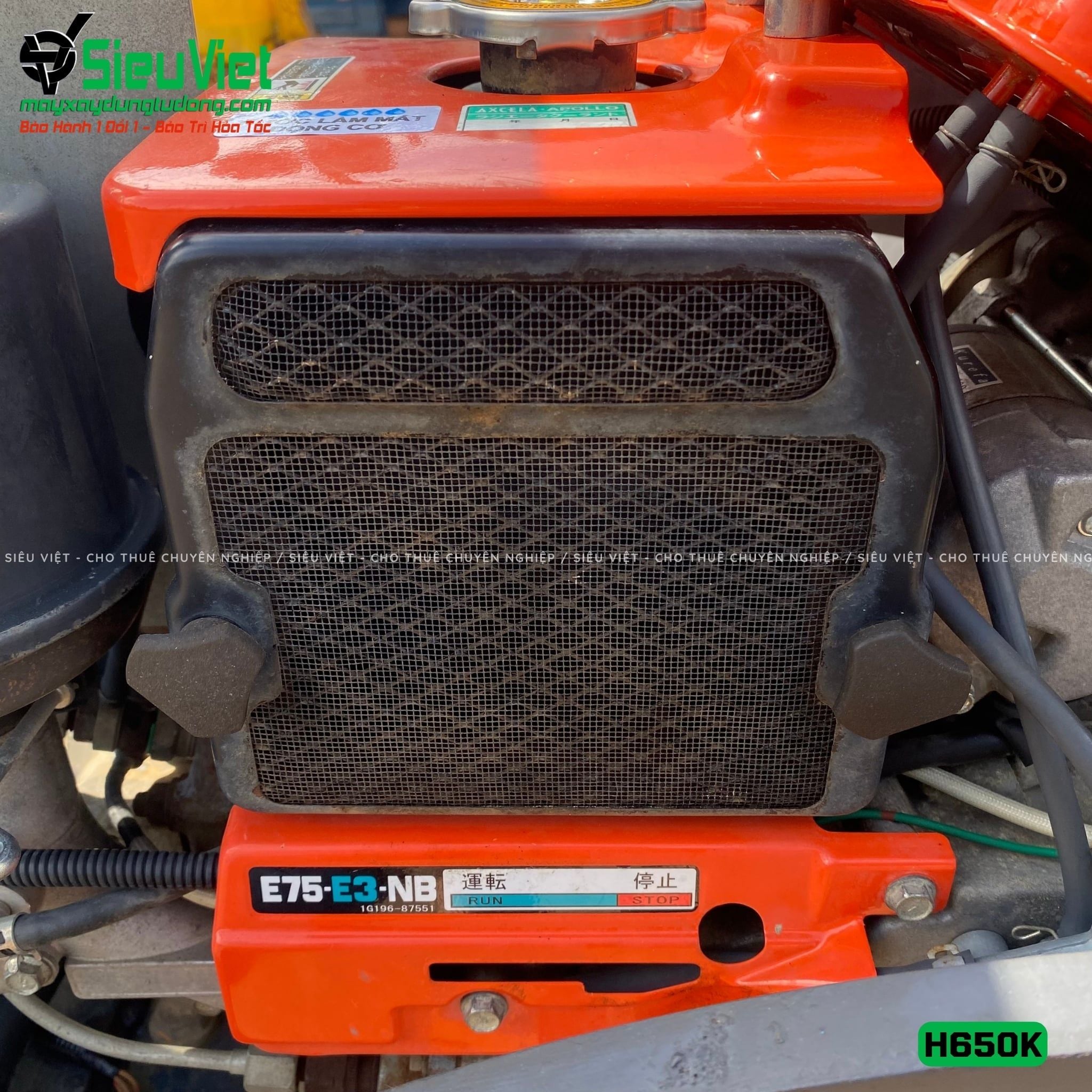 Xe lu rung dắt tay 675kg Kanto H650K Nhật Bản (650380)