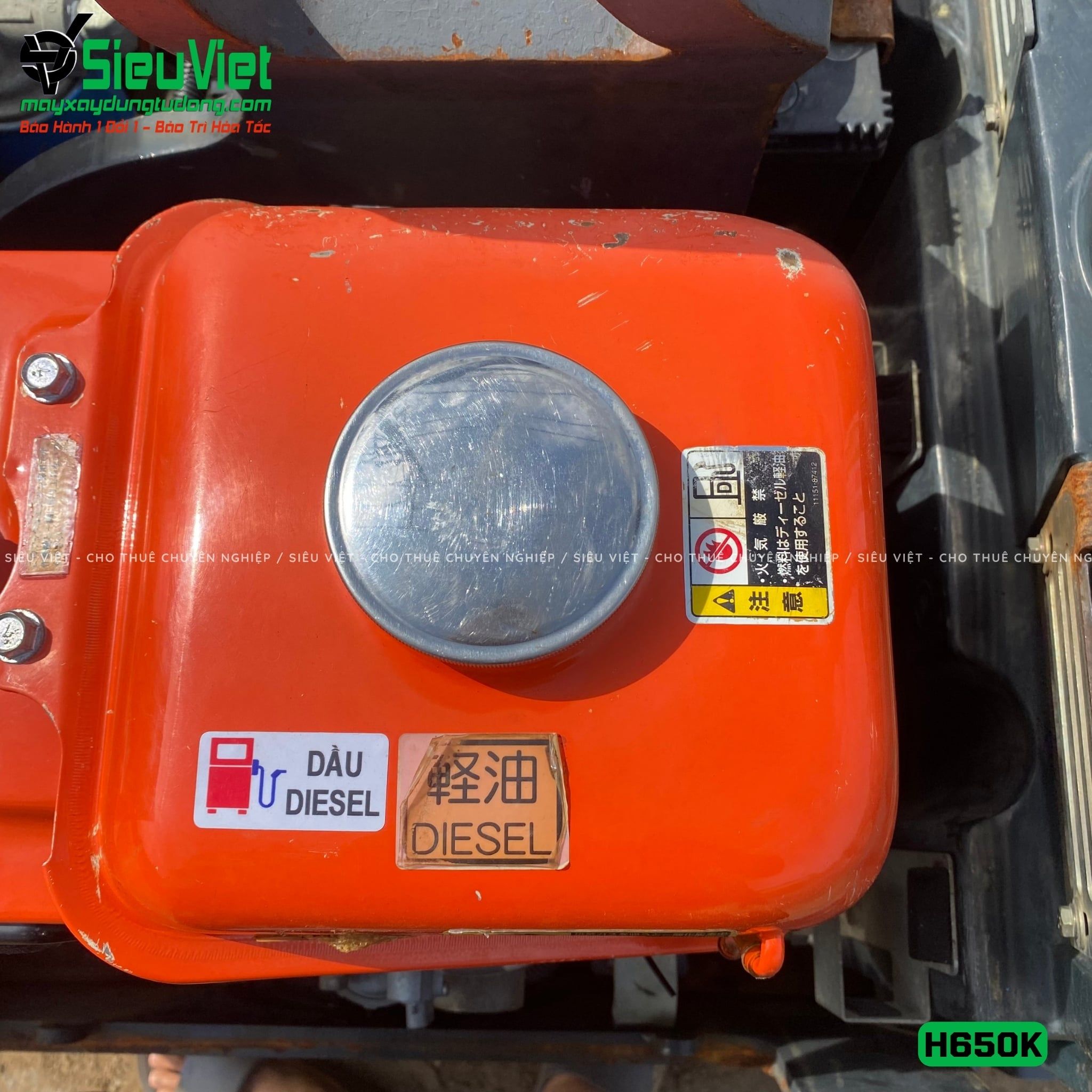 Xe lu rung dắt tay 675kg Kanto H650K Nhật Bản (650380)