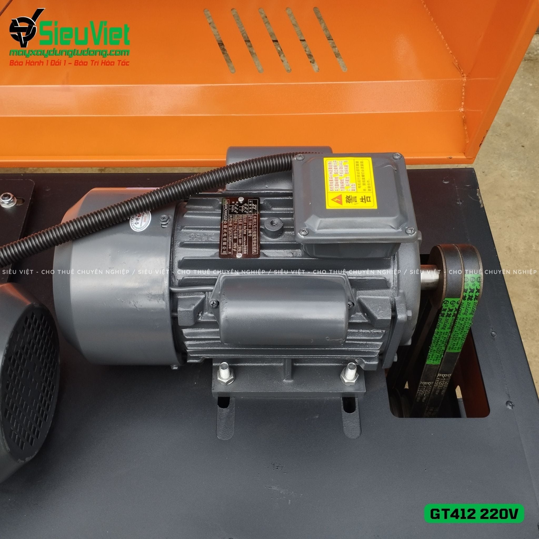 Thuê Ngày Máy duỗi cắt sắt tự động phi 5 > 10mm GT412 (Điện 220V)