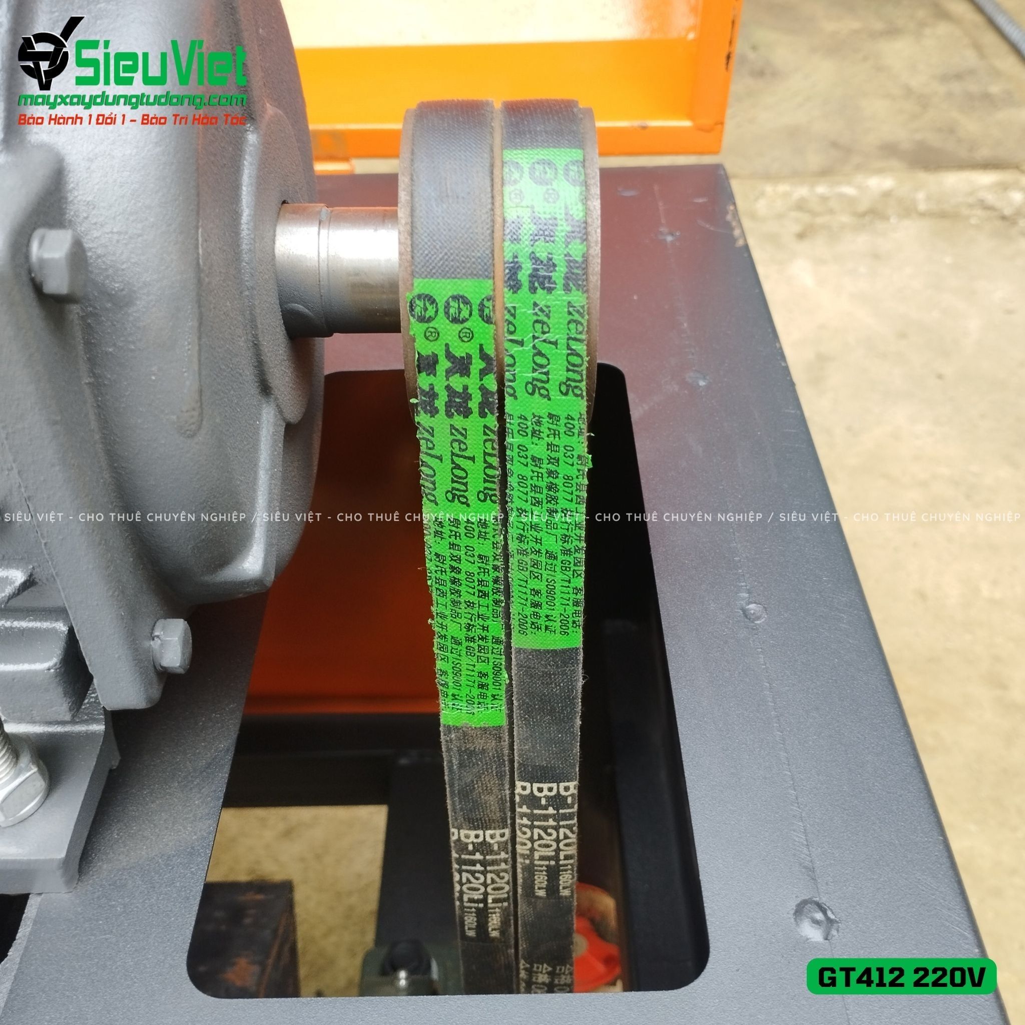 Máy duỗi cắt sắt tự động phi 5 > 10mm GT412 (Điện 220V, dân dụng)