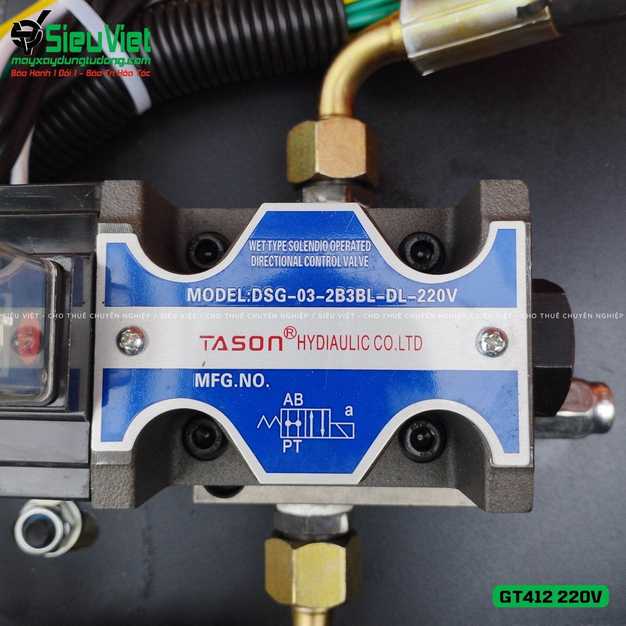 Máy duỗi cắt sắt tự động phi 5 > 10mm GT412 (Điện 220V, dân dụng)