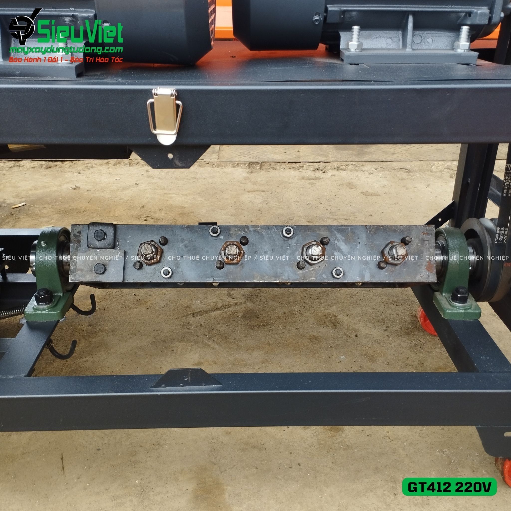 Máy duỗi cắt sắt tự động phi 5 > 10mm GT412 (Điện 220V, dân dụng)