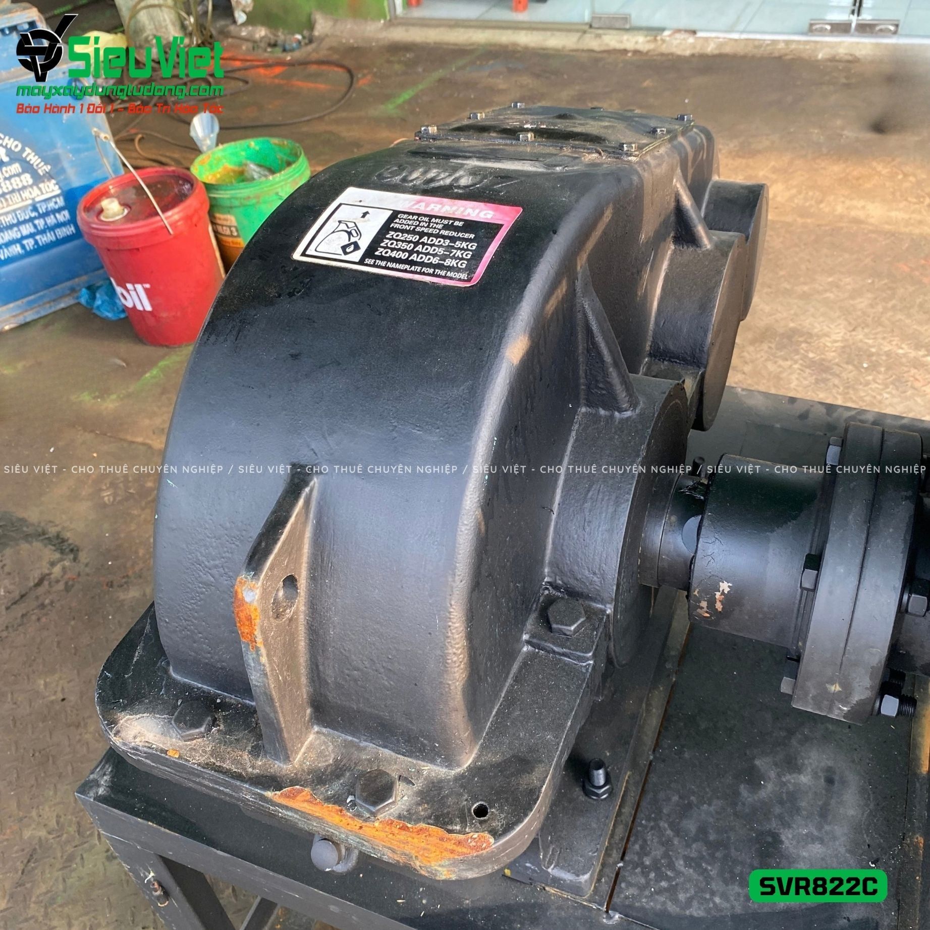 Máy duỗi sắt phế liệu phi 8-22 SVR822C (Điện 380v, 3 Pha)