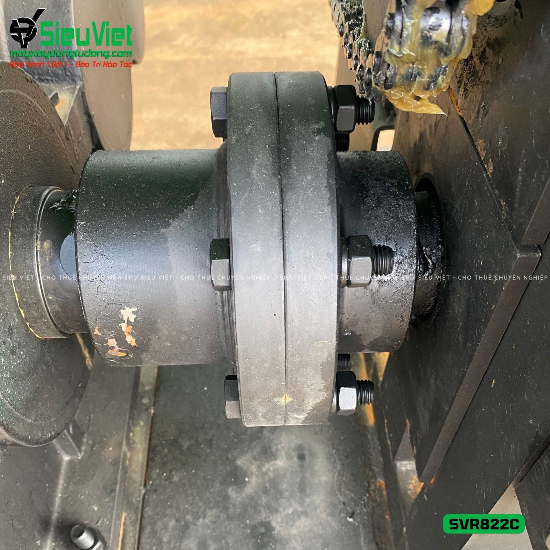 Máy duỗi sắt phế liệu phi 8-22 SVR822C (Điện 380v, 3 Pha)