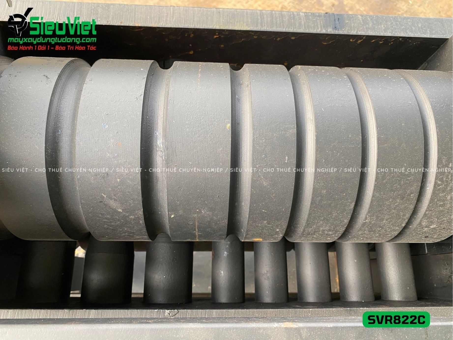 Máy duỗi sắt phế liệu phi 8-22 SVR822C (Điện 380v, 3 Pha)