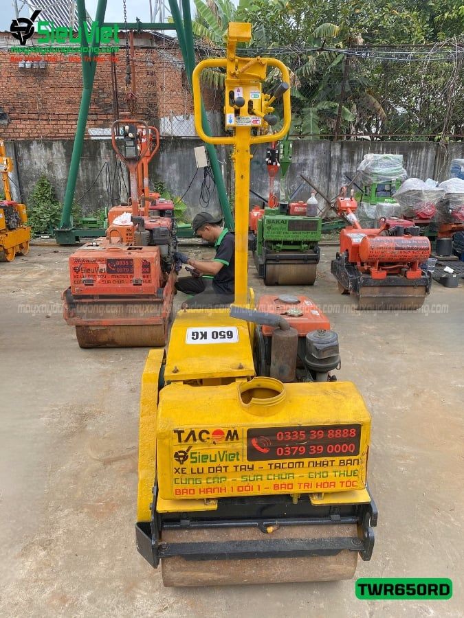 Xe lu rung dắt tay 650Kg Tacom TWR650RD Nhật Bản