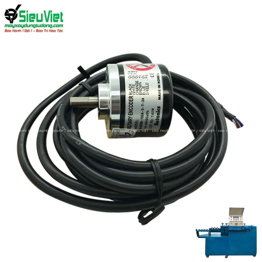 Encoder xung 1024 máy bẻ đai sắt