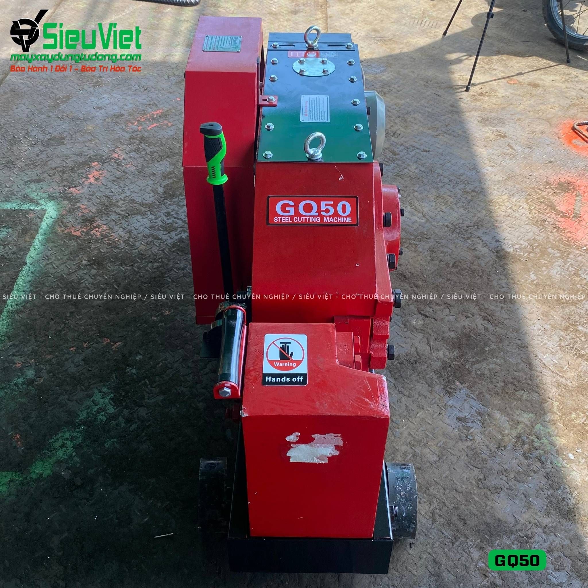 Máy cắt sắt GQ50 Trung Quốc - Điện 380v, 3 Pha