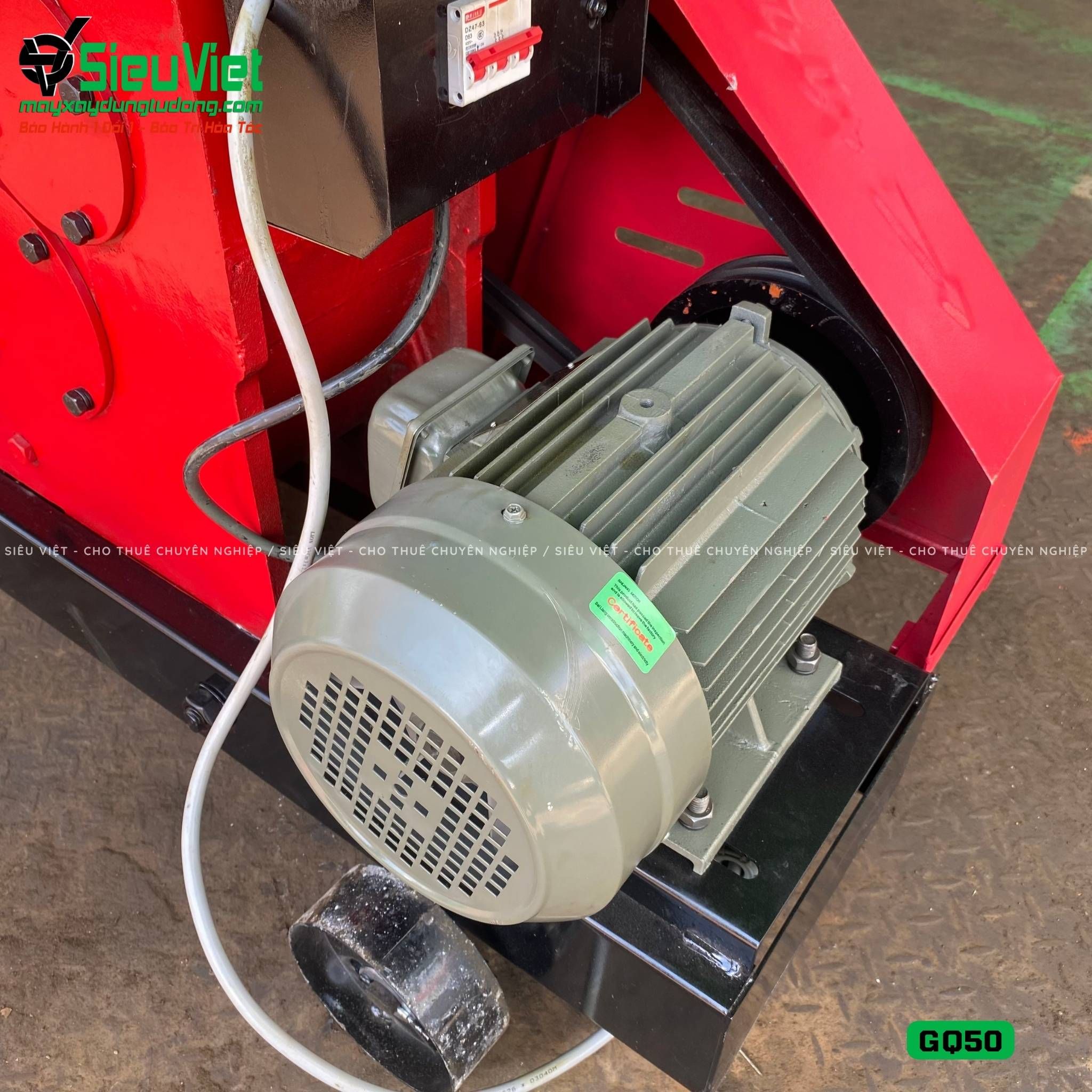 Máy cắt sắt GQ50 Trung Quốc - Điện 380v, 3 Pha