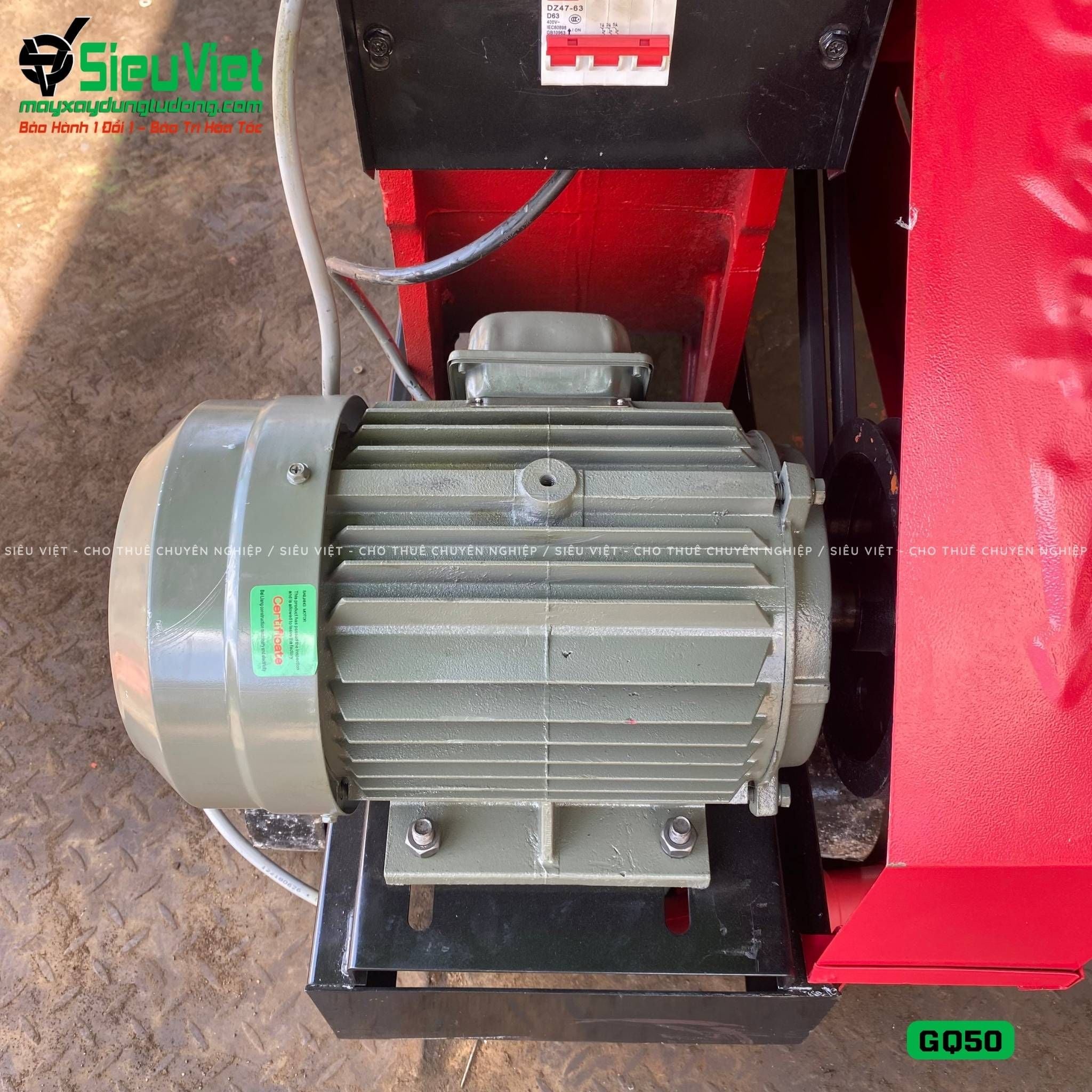 Máy cắt sắt GQ50 Trung Quốc - Điện 380v, 3 Pha