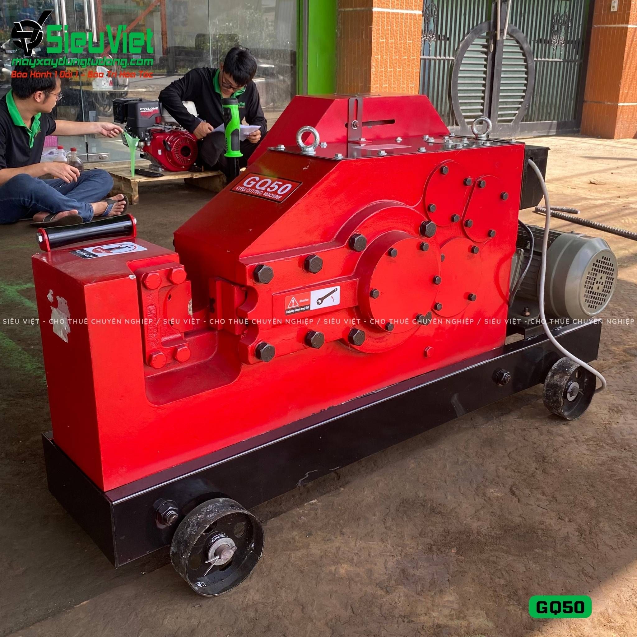 Máy cắt sắt GQ50 Trung Quốc - Điện 380v, 3 Pha