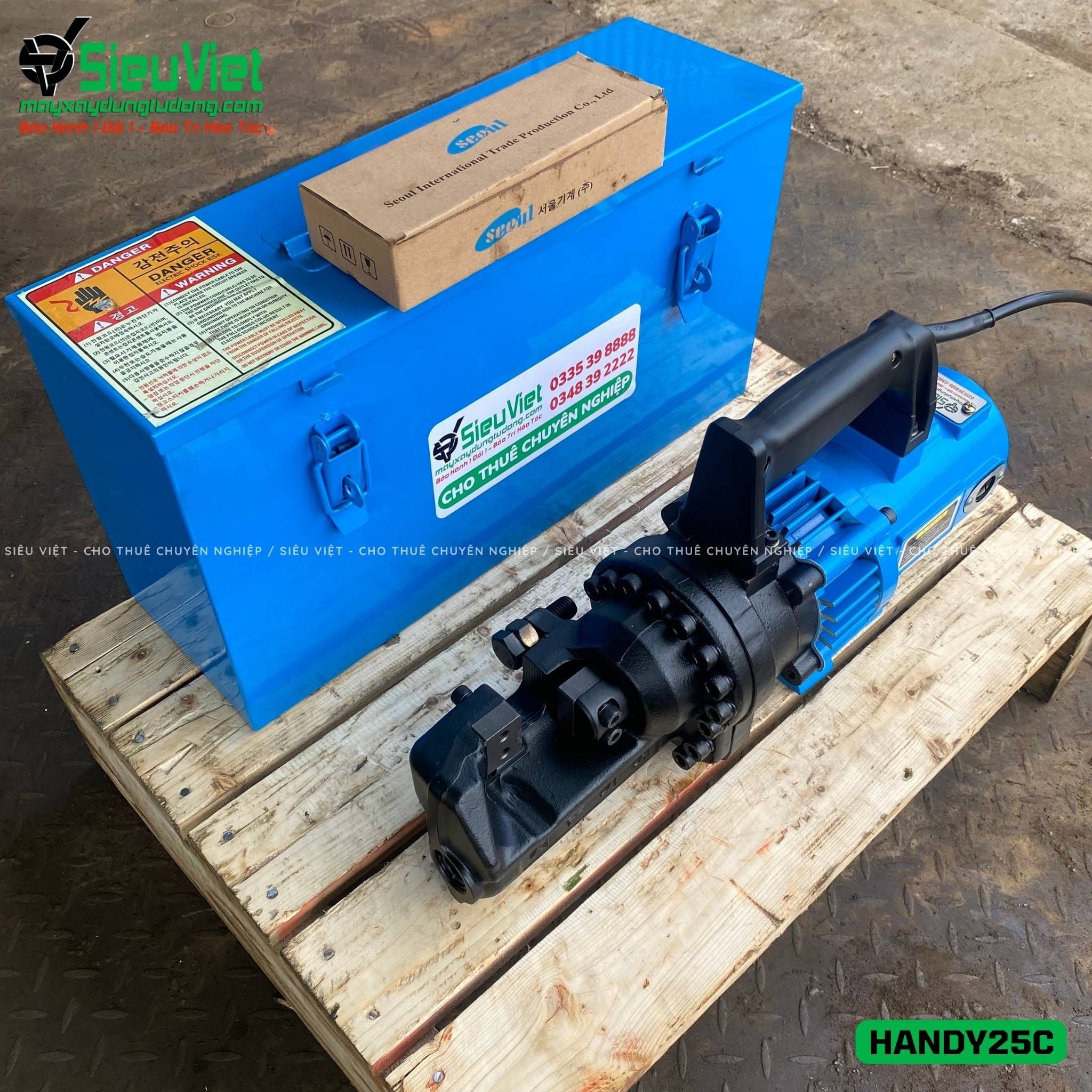 Máy cắt sắt thủy lực cầm tay phi 25 Handy-25C Seoul Hàn Quốc