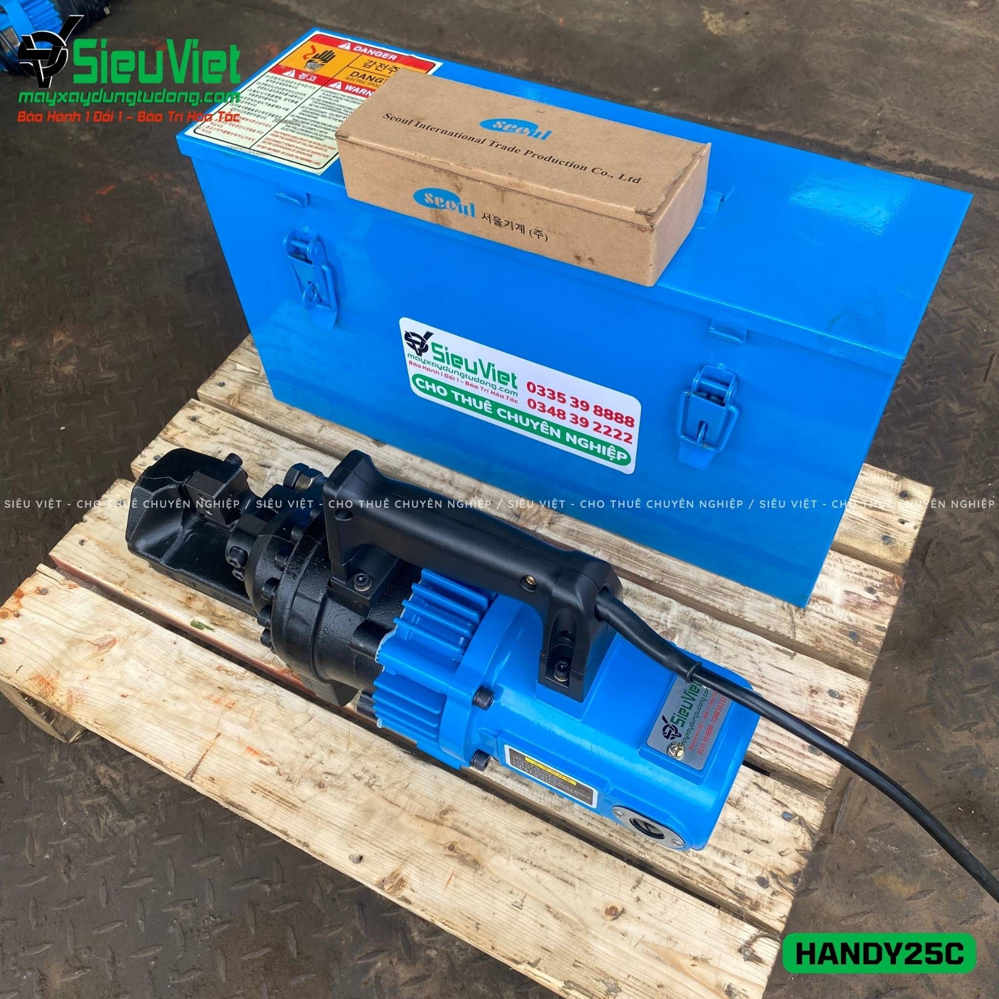 Máy cắt sắt thủy lực cầm tay phi 25 Handy-25C Seoul Hàn Quốc