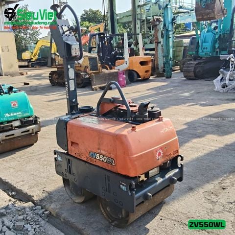 Xe lu rung dắt tay 600Kg Hitachi ZV550WL Nhật Bản (10301)
