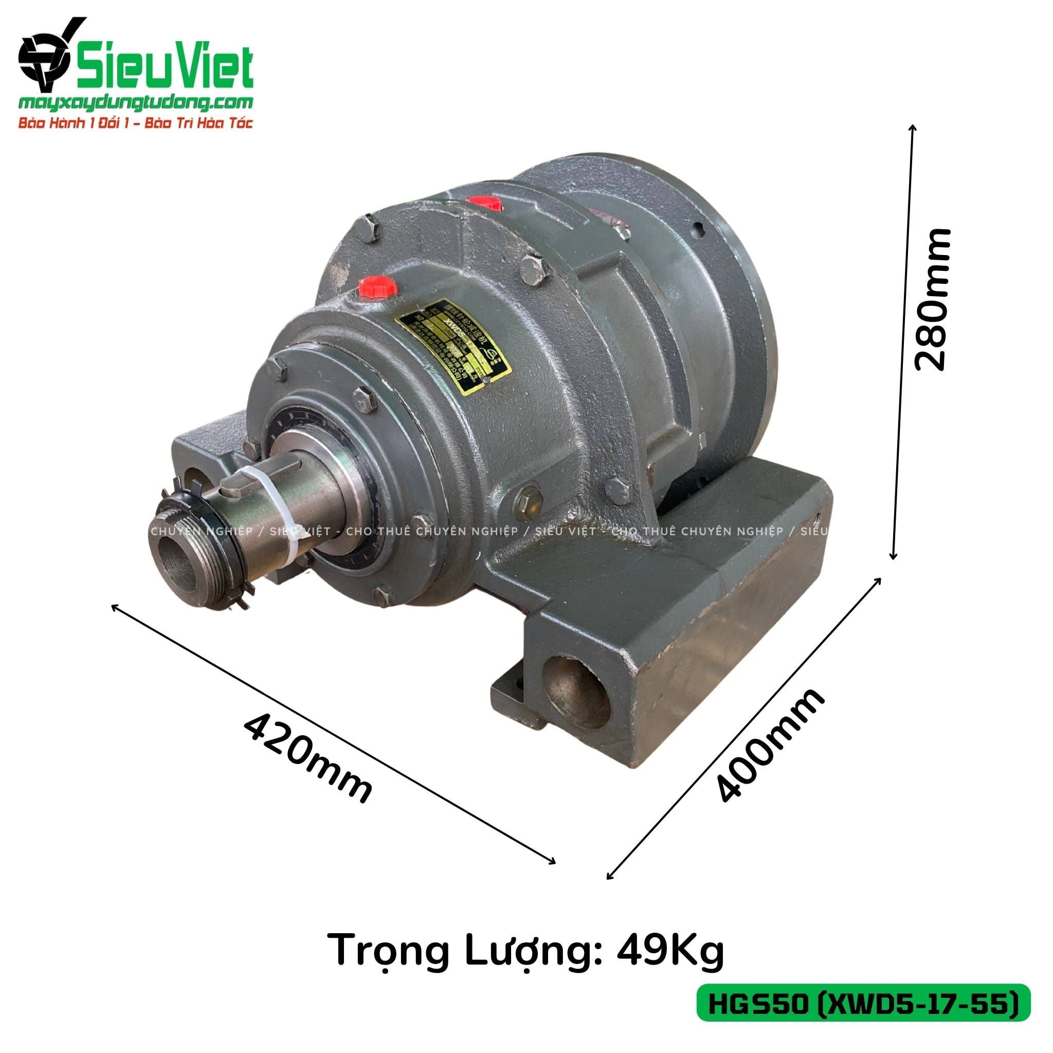 Hộp số máy tiện ren HGS50 (S)