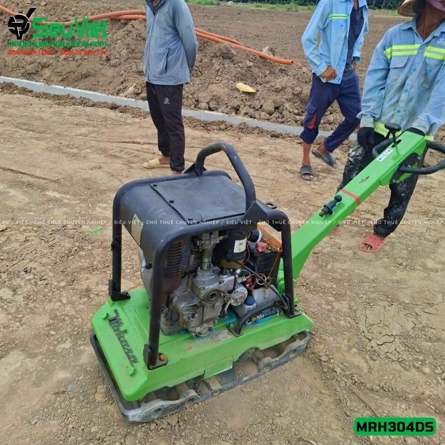 Thuê Tháng Máy đầm bàn thuỷ lực DBTL34 300-400Kg (Dầu Diesel)