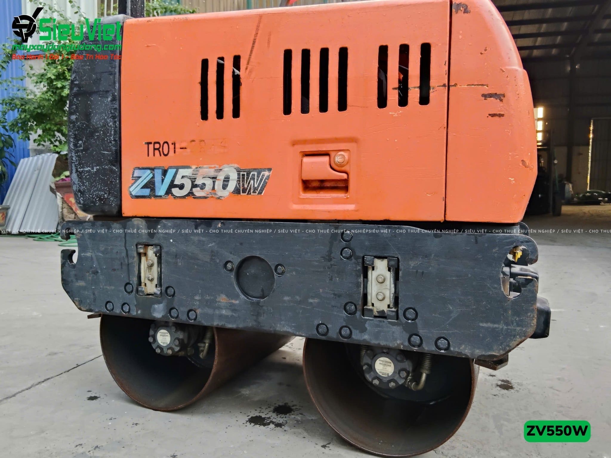 Xe lu rung dắt tay 620Kg Hitachi ZV550W Nhật Bản (11146)