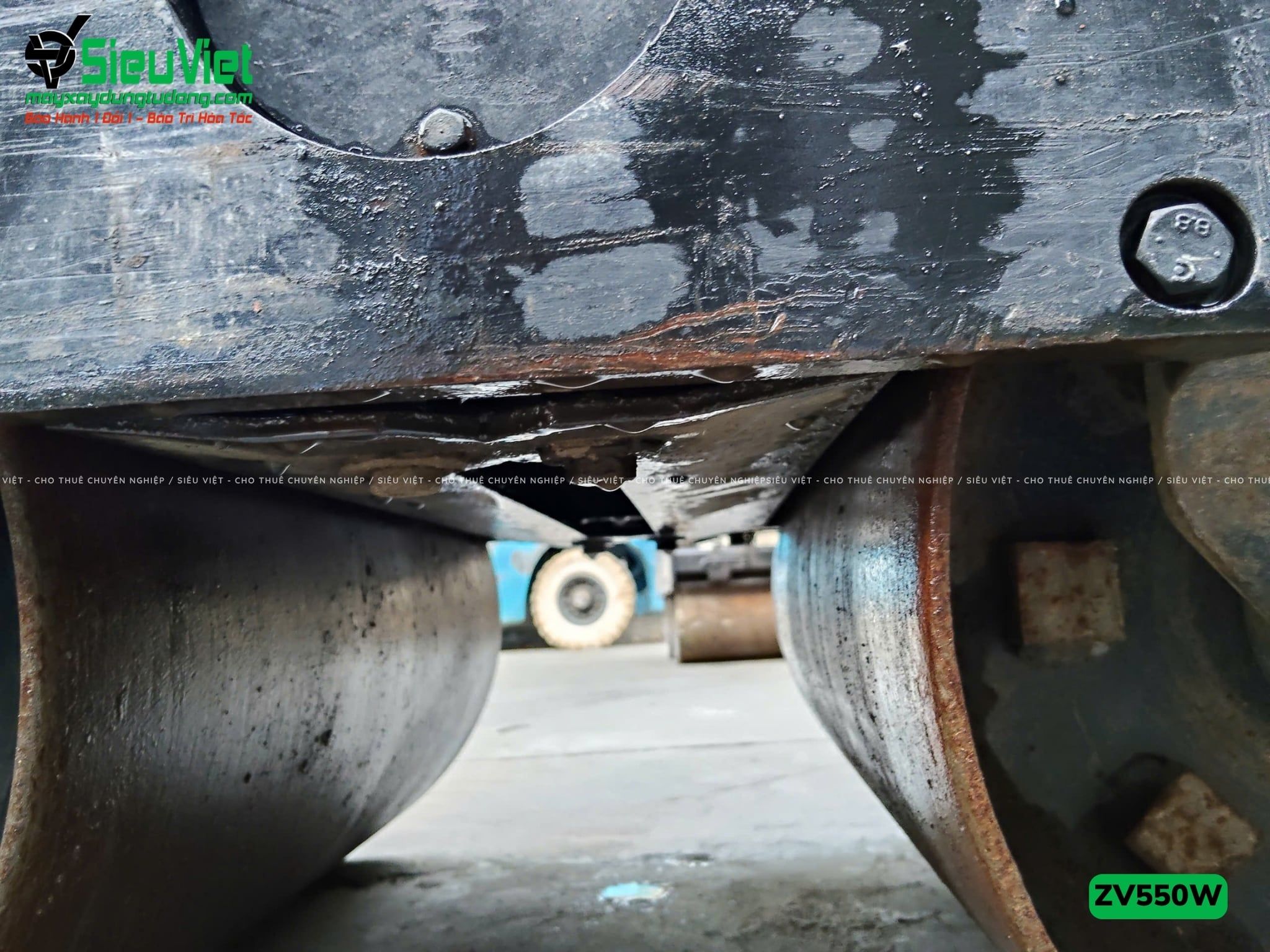 Xe lu rung dắt tay 620Kg Hitachi ZV550W Nhật Bản (11146)