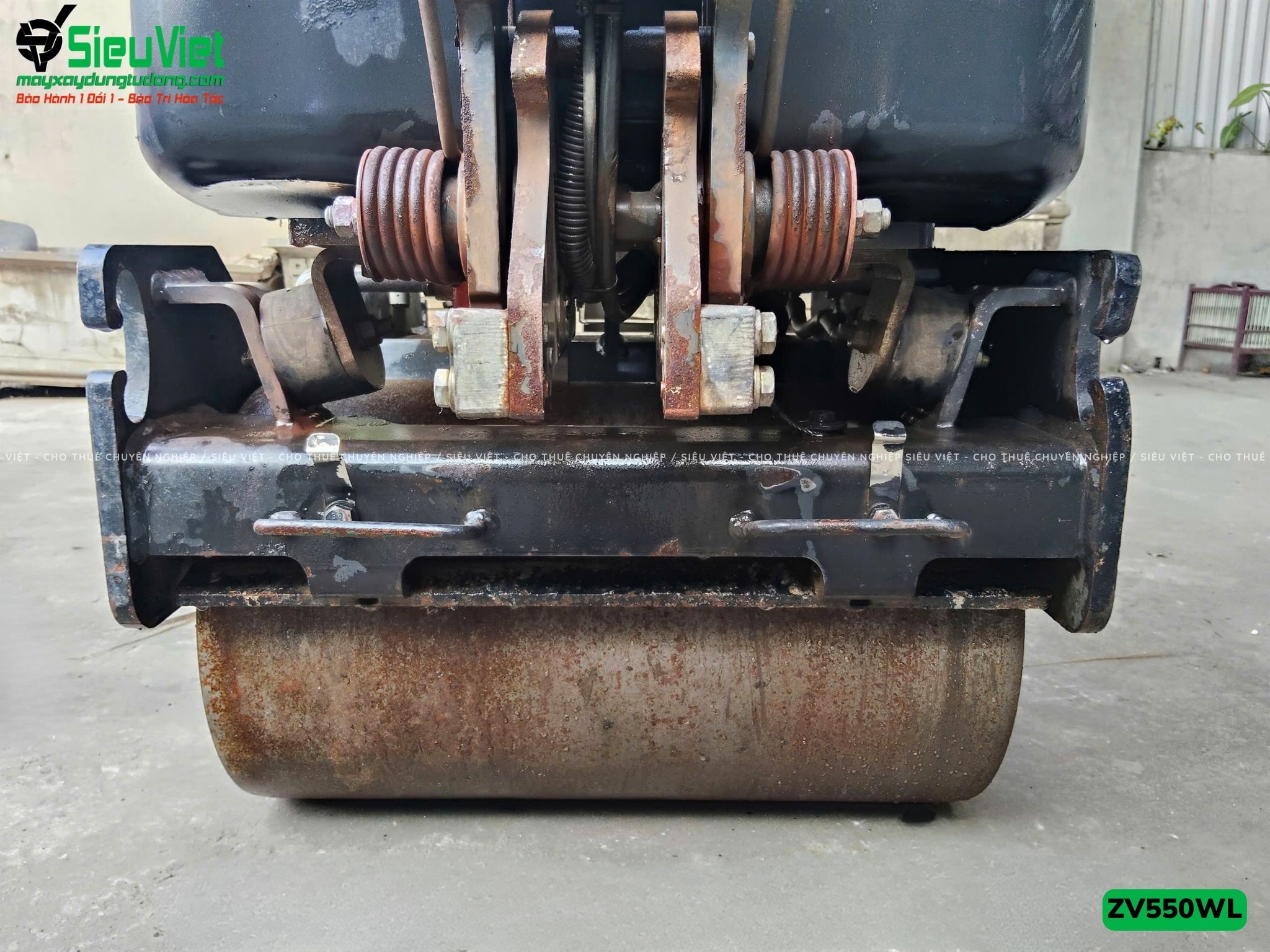 Xe lu rung dắt tay 600Kg Hitachi ZV550WL Nhật Bản (11031)