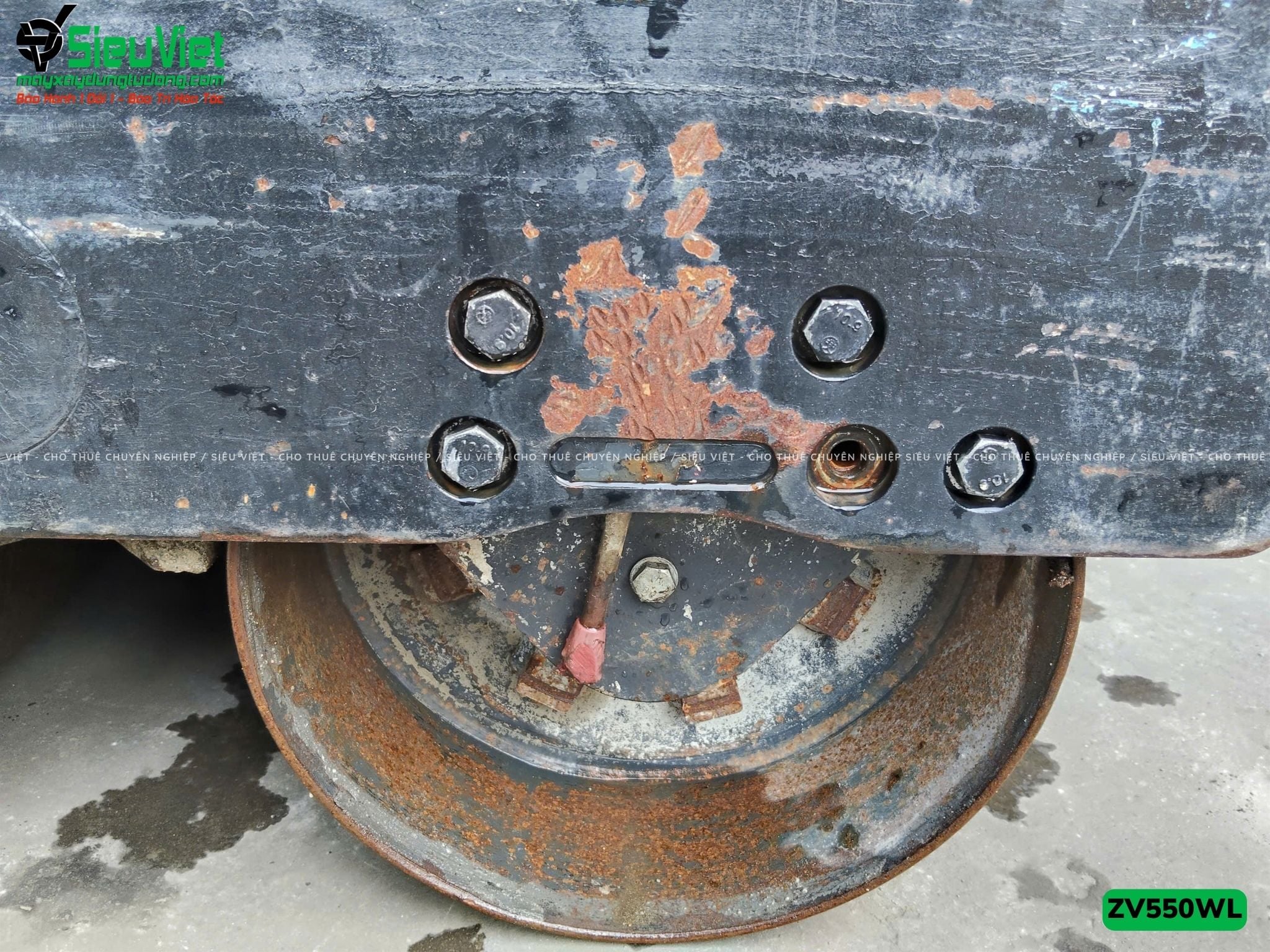Xe lu rung dắt tay 600Kg Hitachi ZV550WL Nhật Bản (11031)