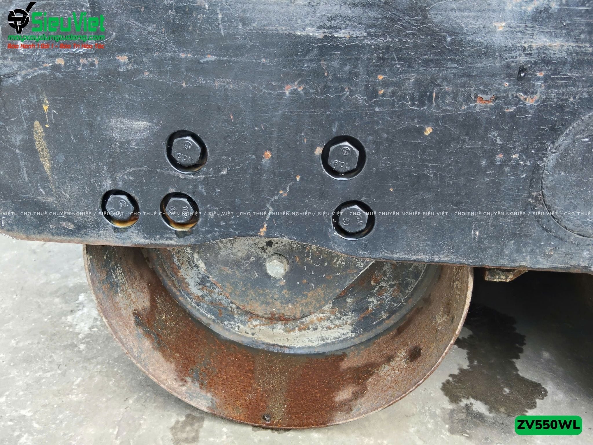 Xe lu rung dắt tay 600Kg Hitachi ZV550WL Nhật Bản (11031)