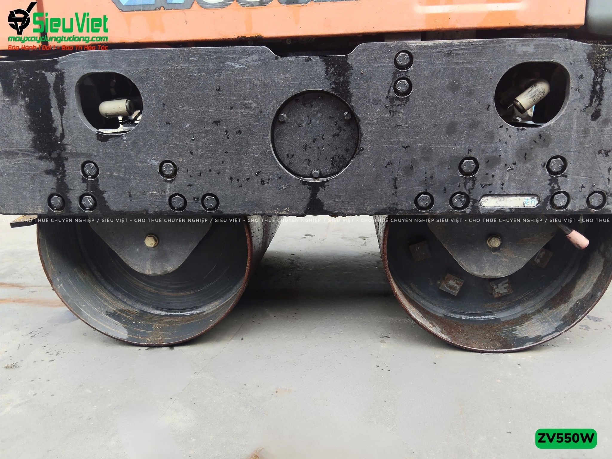Xe lu rung dắt tay 620Kg Hitachi ZV550W Nhật Bản (11153)
