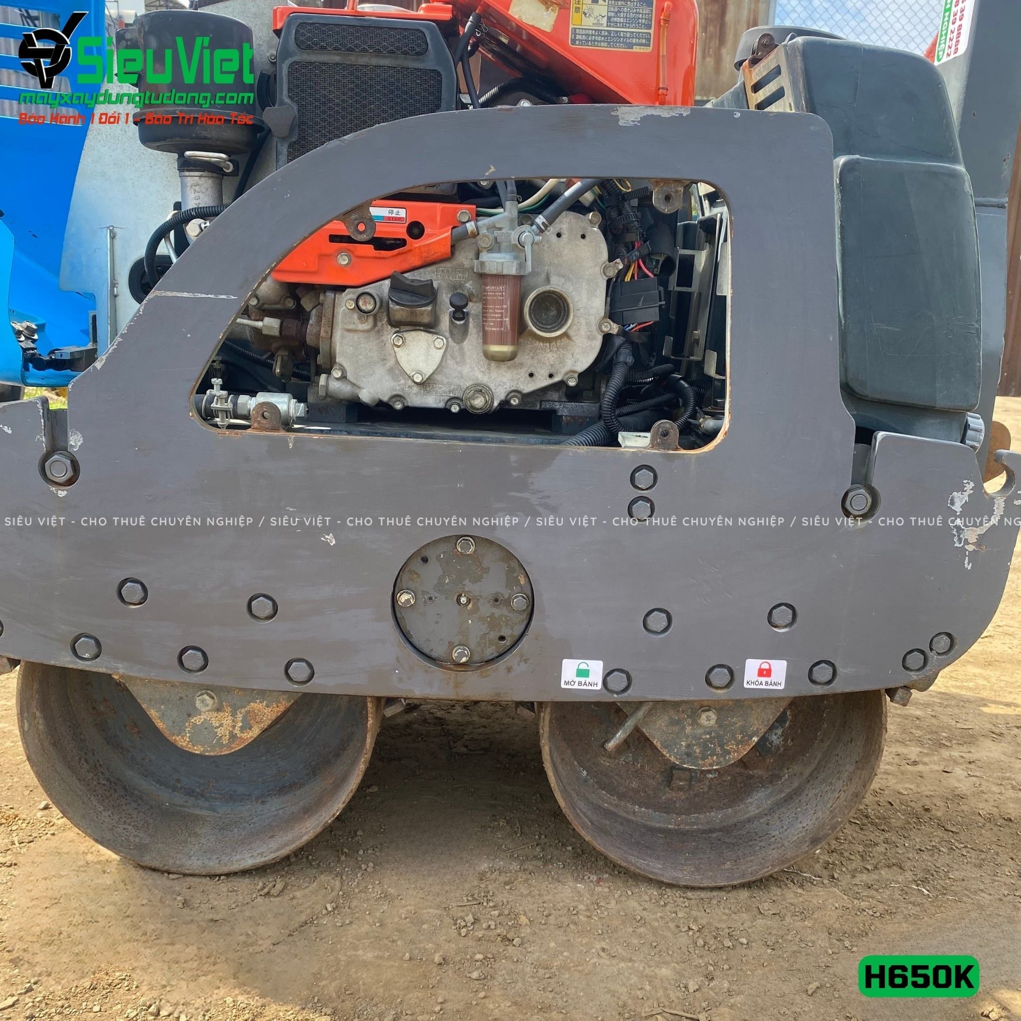 Xe lu rung dắt tay 675kg Kanto H650K Nhật Bản (650380)