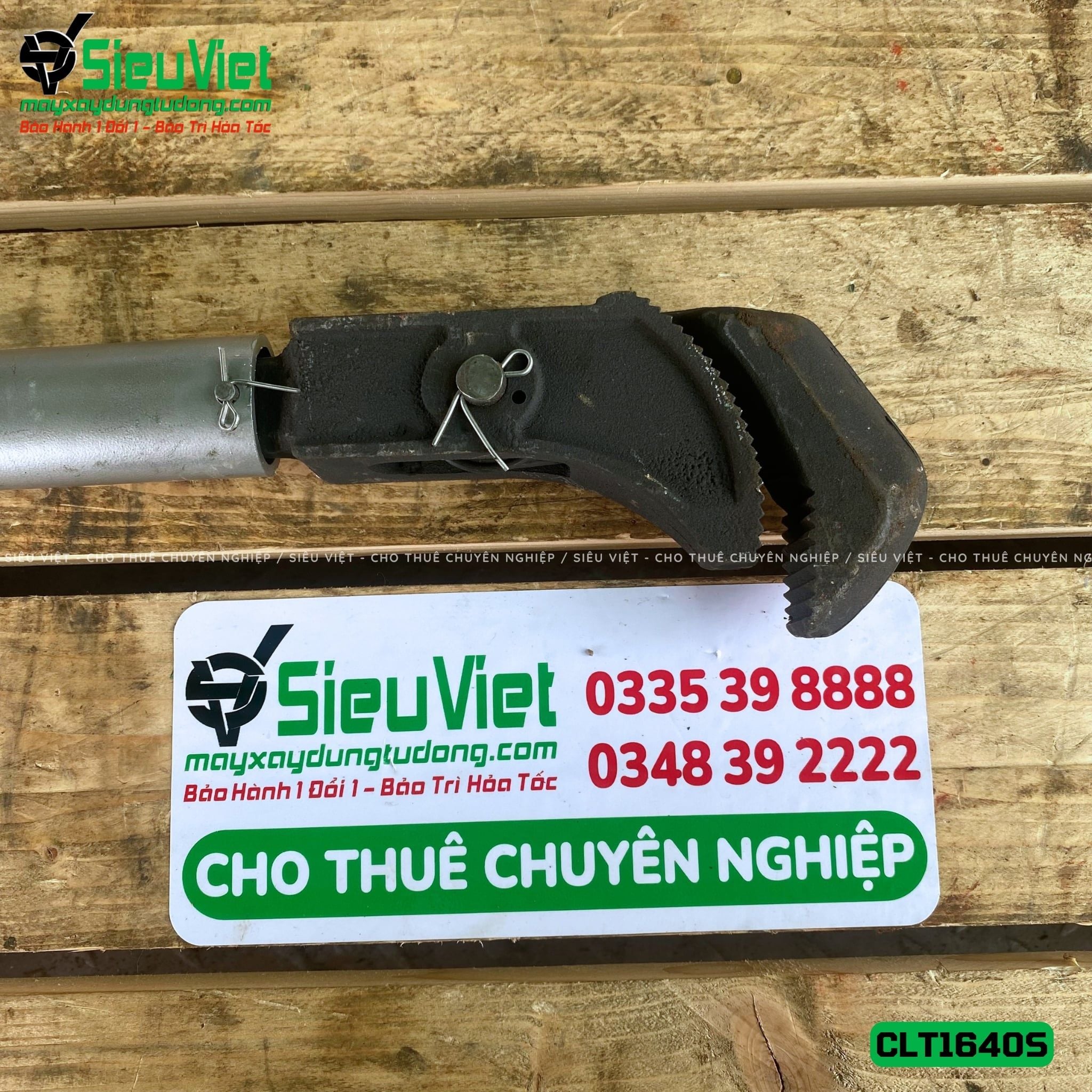 Kìm siết vặn Coupler đo lực bằng tay sắt phi 16-40 CLT1640S