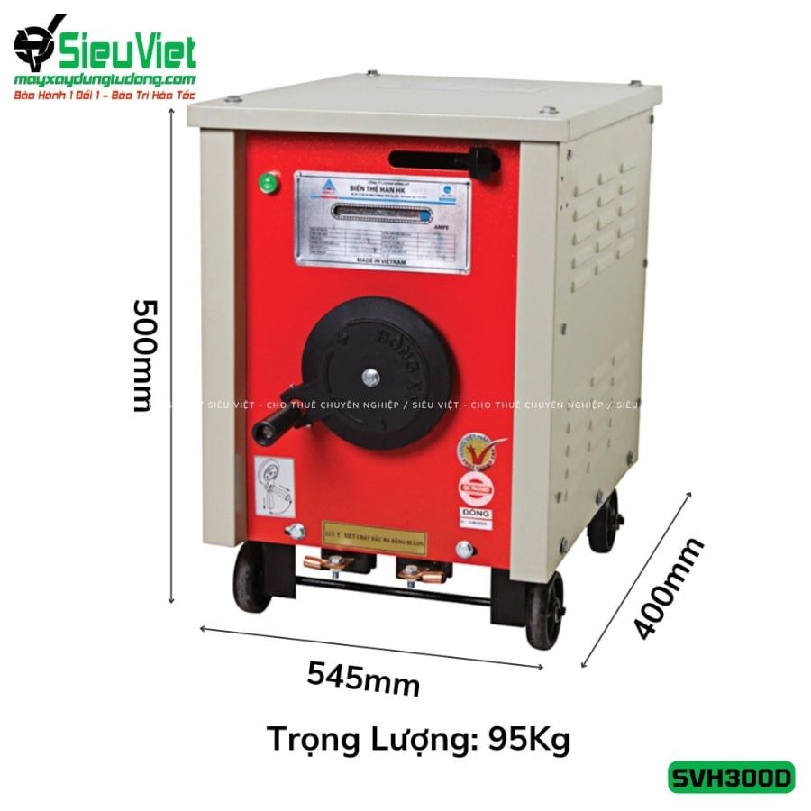 Máy biến thế hàn SVH300D (Điện 220V, Dân Dụng)