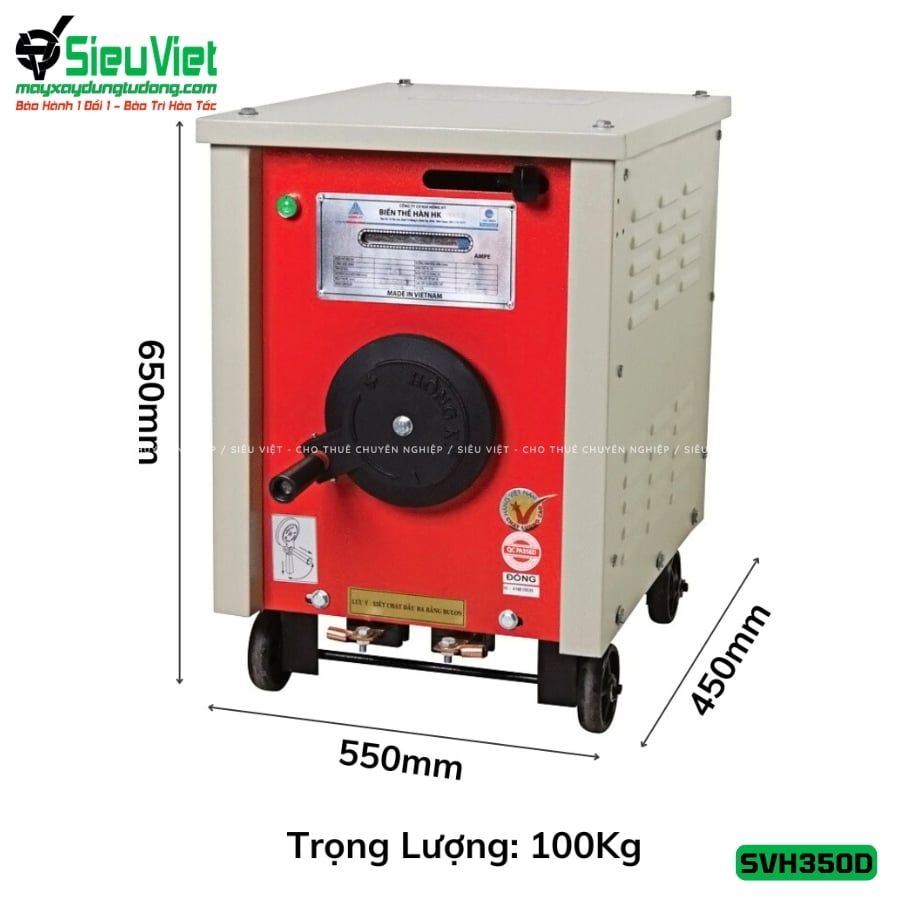 Máy biến thế hàn SVH350D (Điện 220V / 380V)