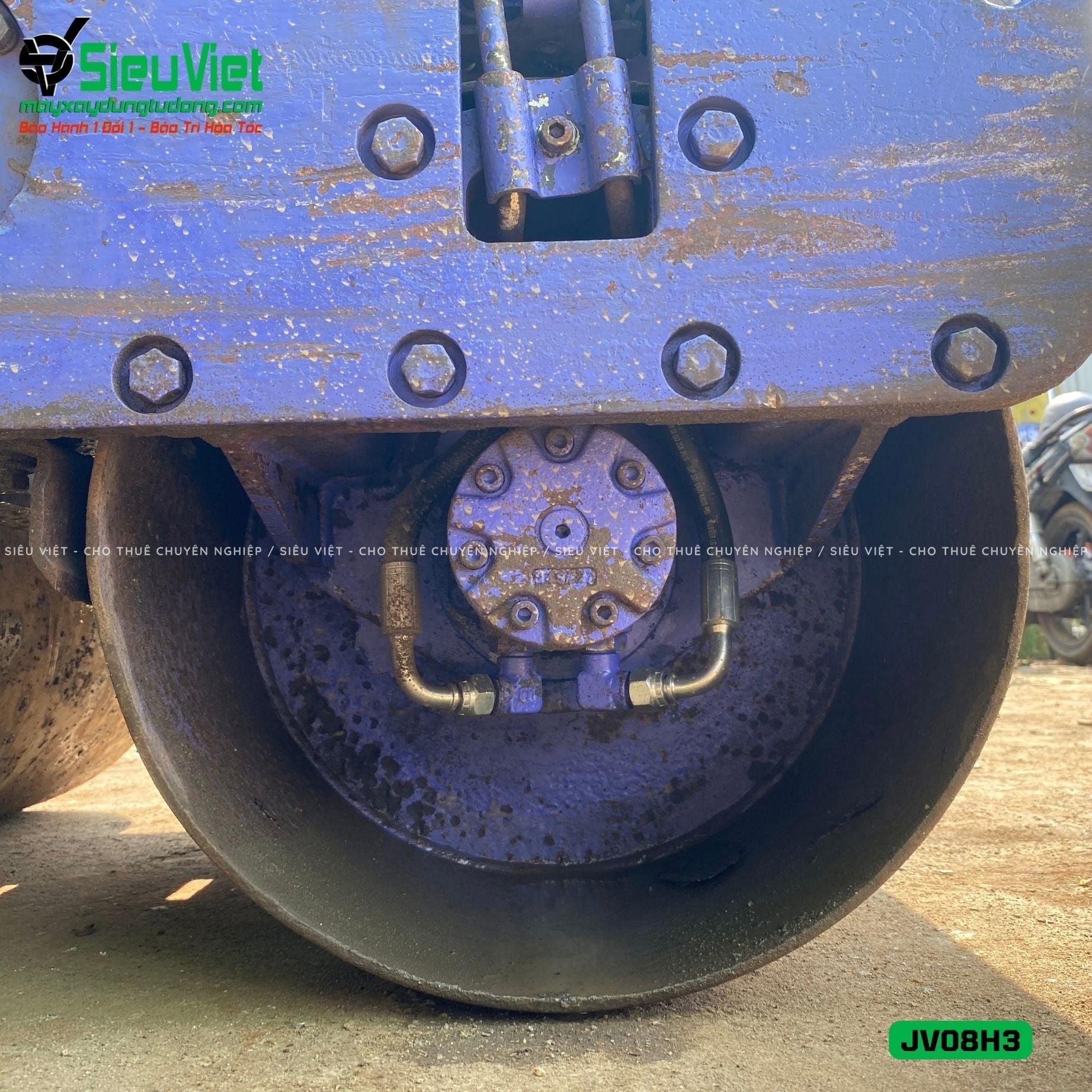 Xe lu rung dắt tay 700Kg Komatsu JV08H-3 Nhật Bản (JV08H36016)
